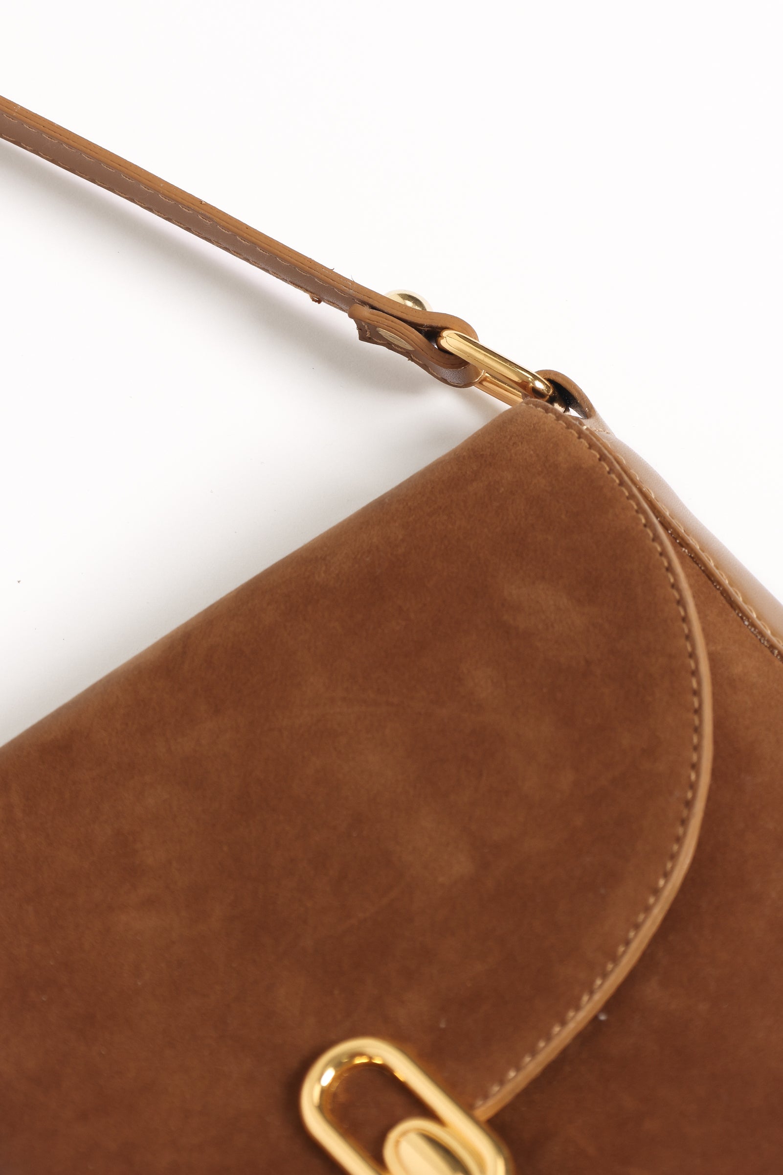 Rowena Crossbody Bag - Brown Suede-Ladys Street