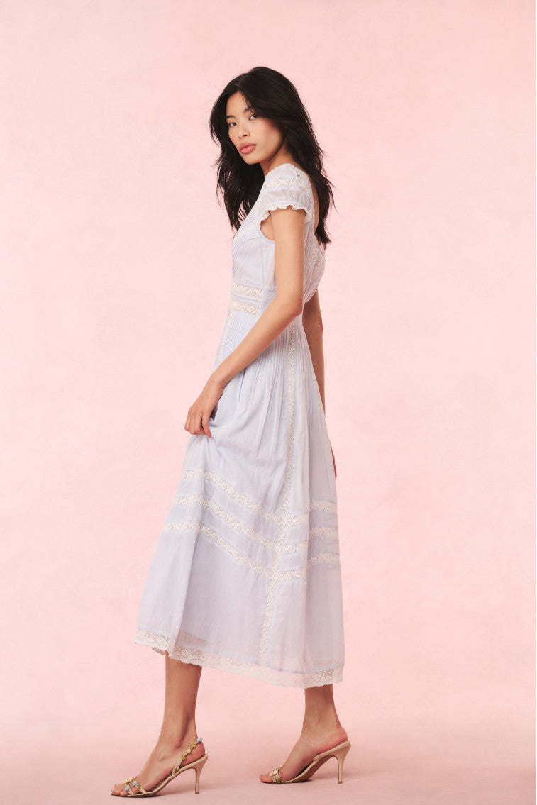 Suvi Cotton Midi Dress-Charming Rule