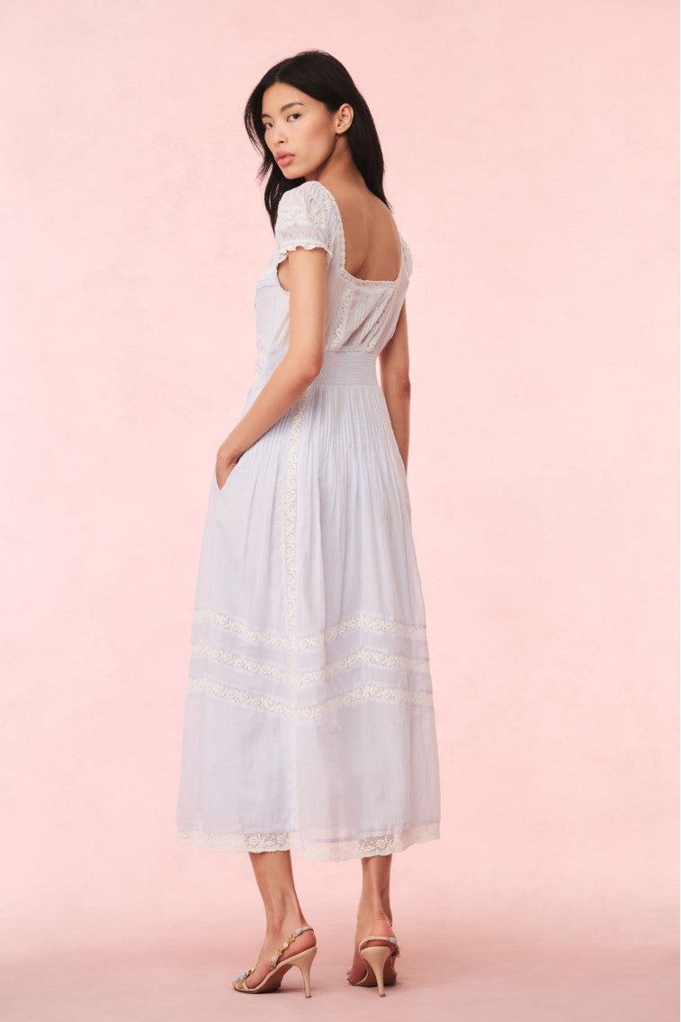Suvi Cotton Midi Dress-Charming Rule