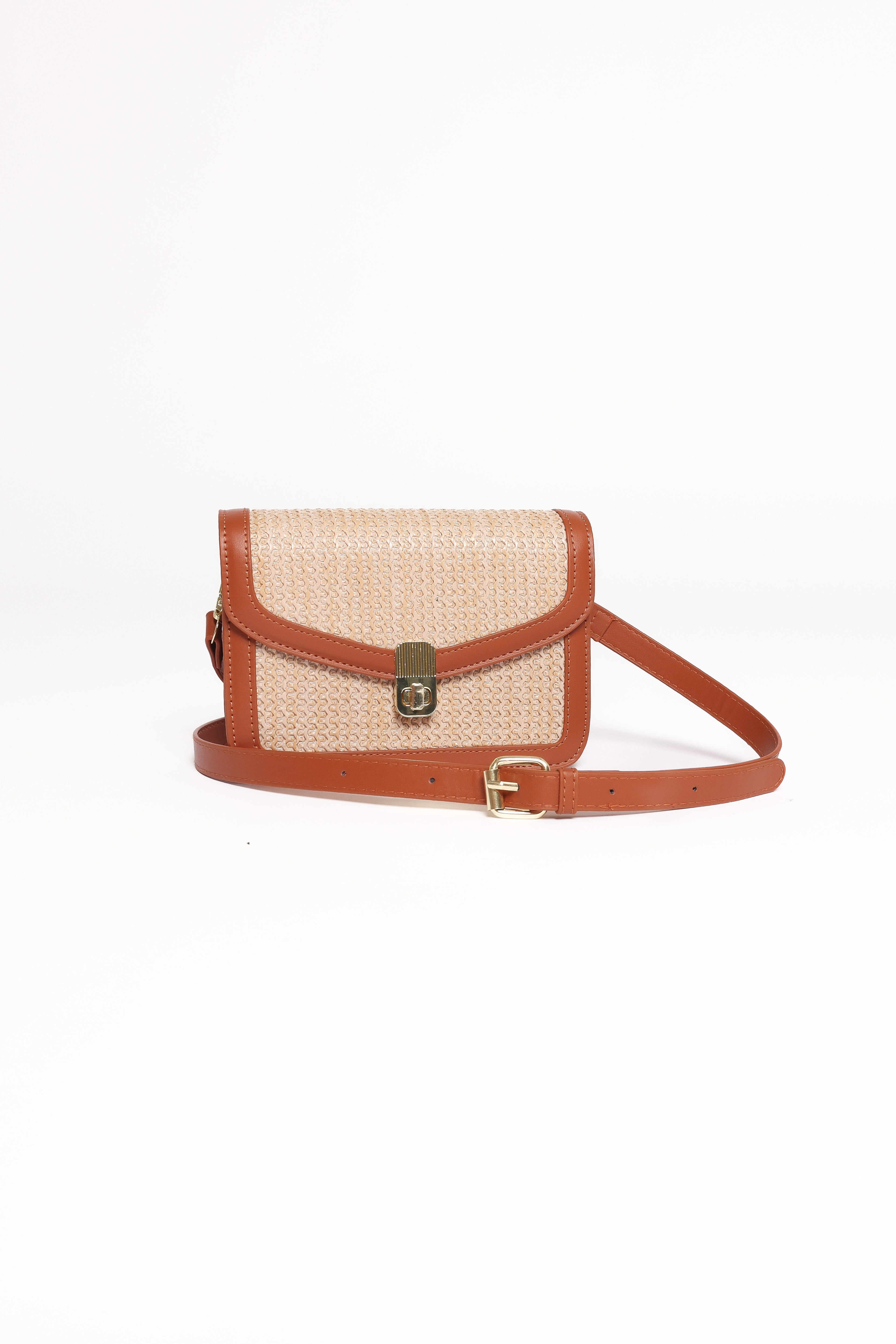 Rhea Shoulder Bag - Tan-Ladys Street