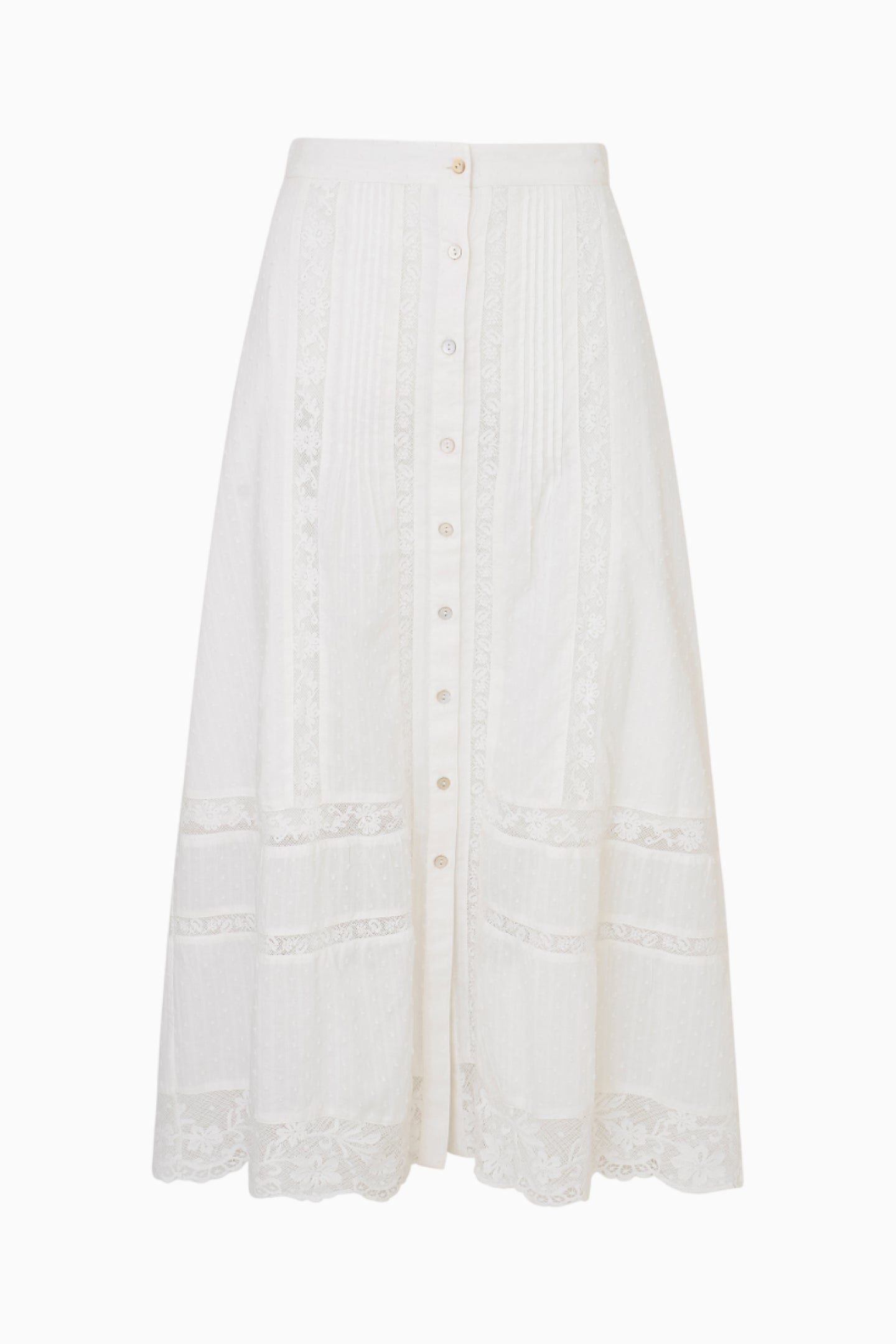 Allesia Cotton Midi Skirt-Charming Rule