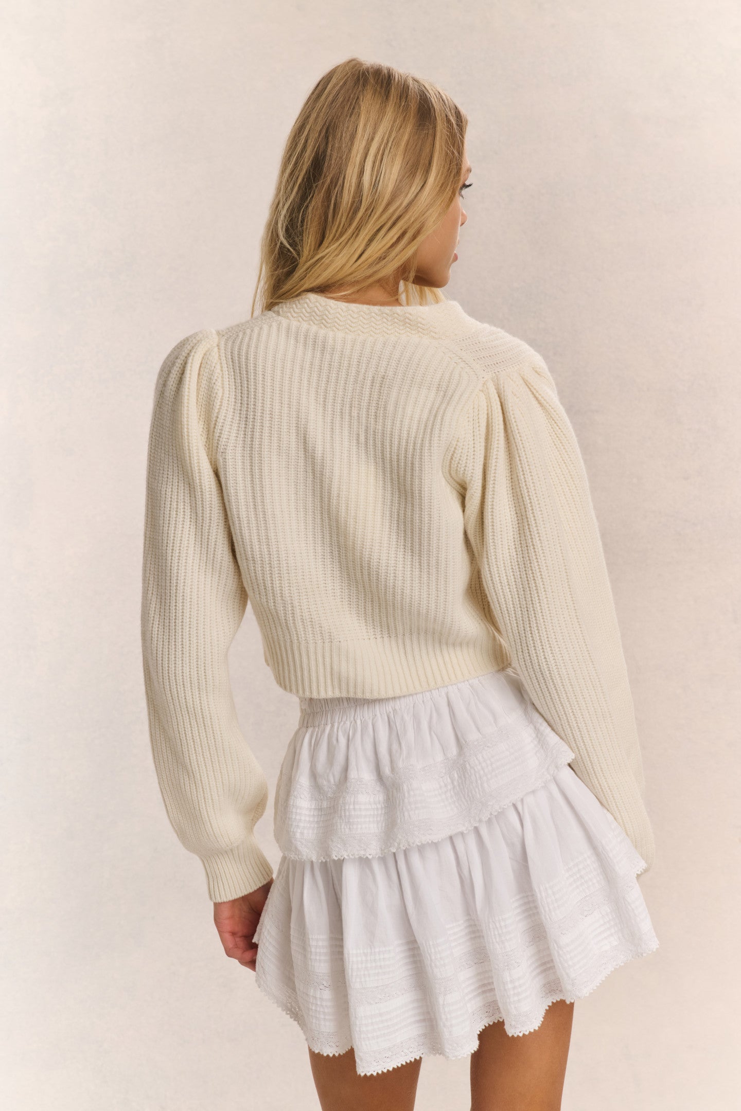 Avignon V-Neck Crop Cardigan-Charming Rule