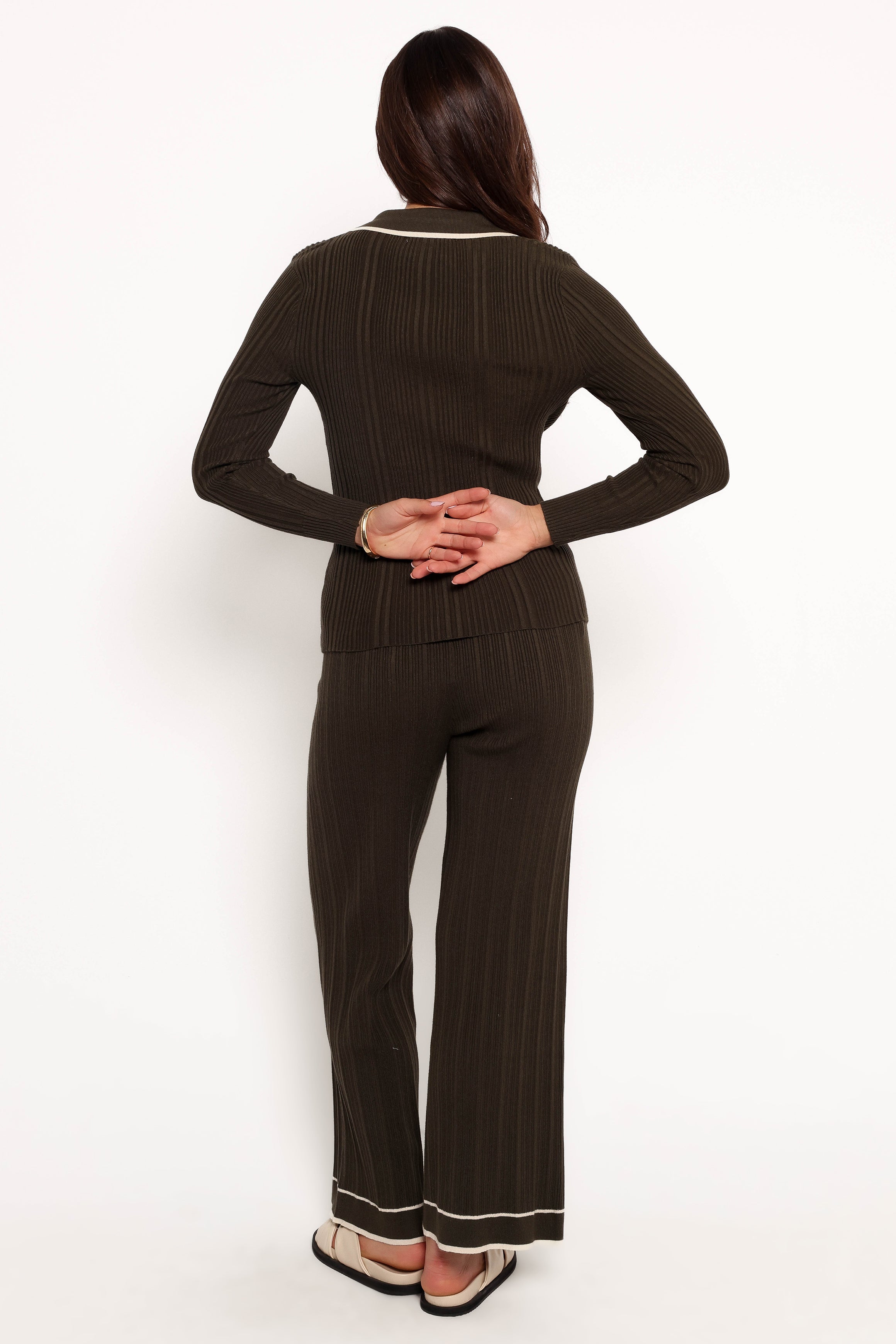Alondra Knit Pant - Olive-Charming Rule