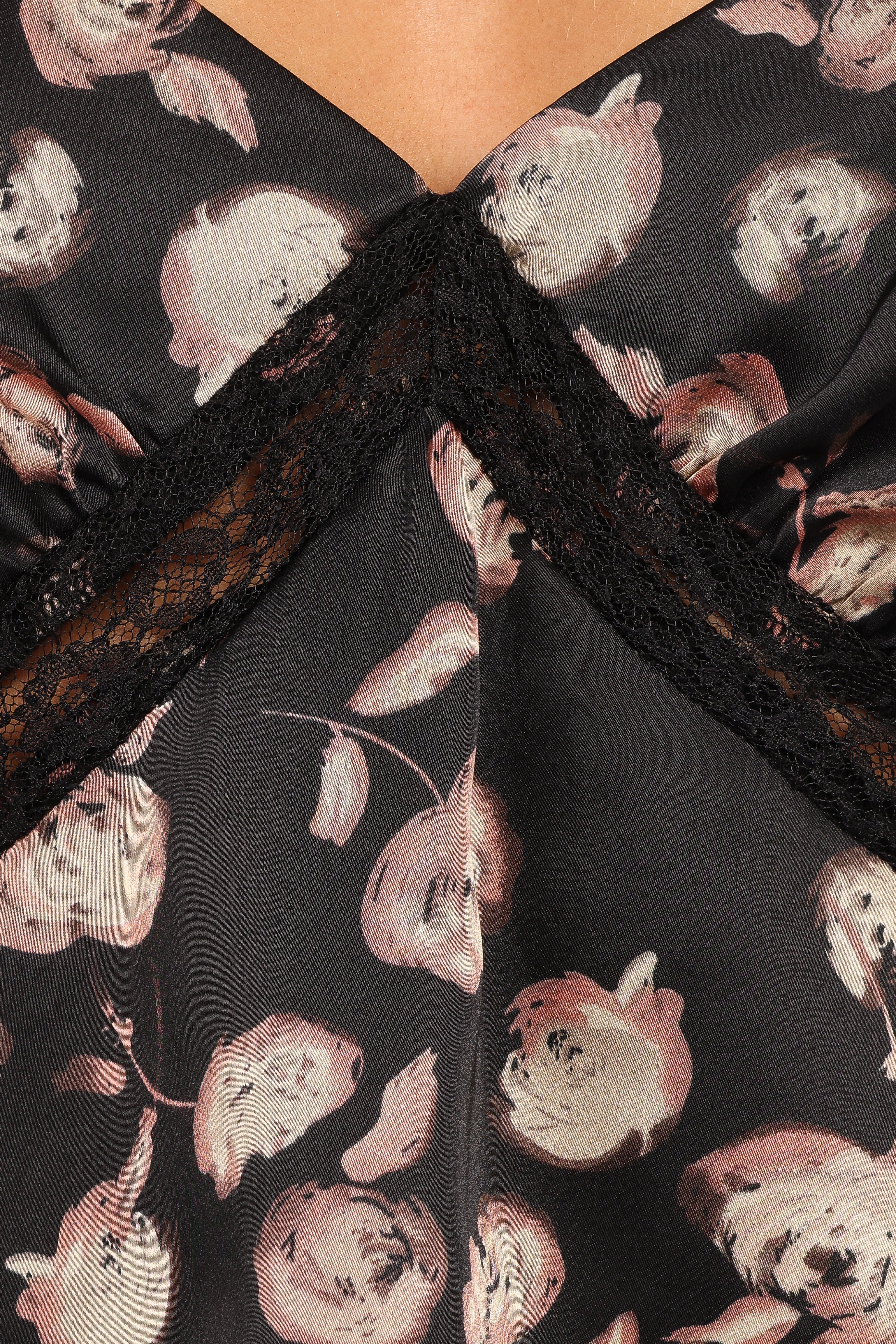 Aurelia Two Piece Set - Black Floral-Charming Rule