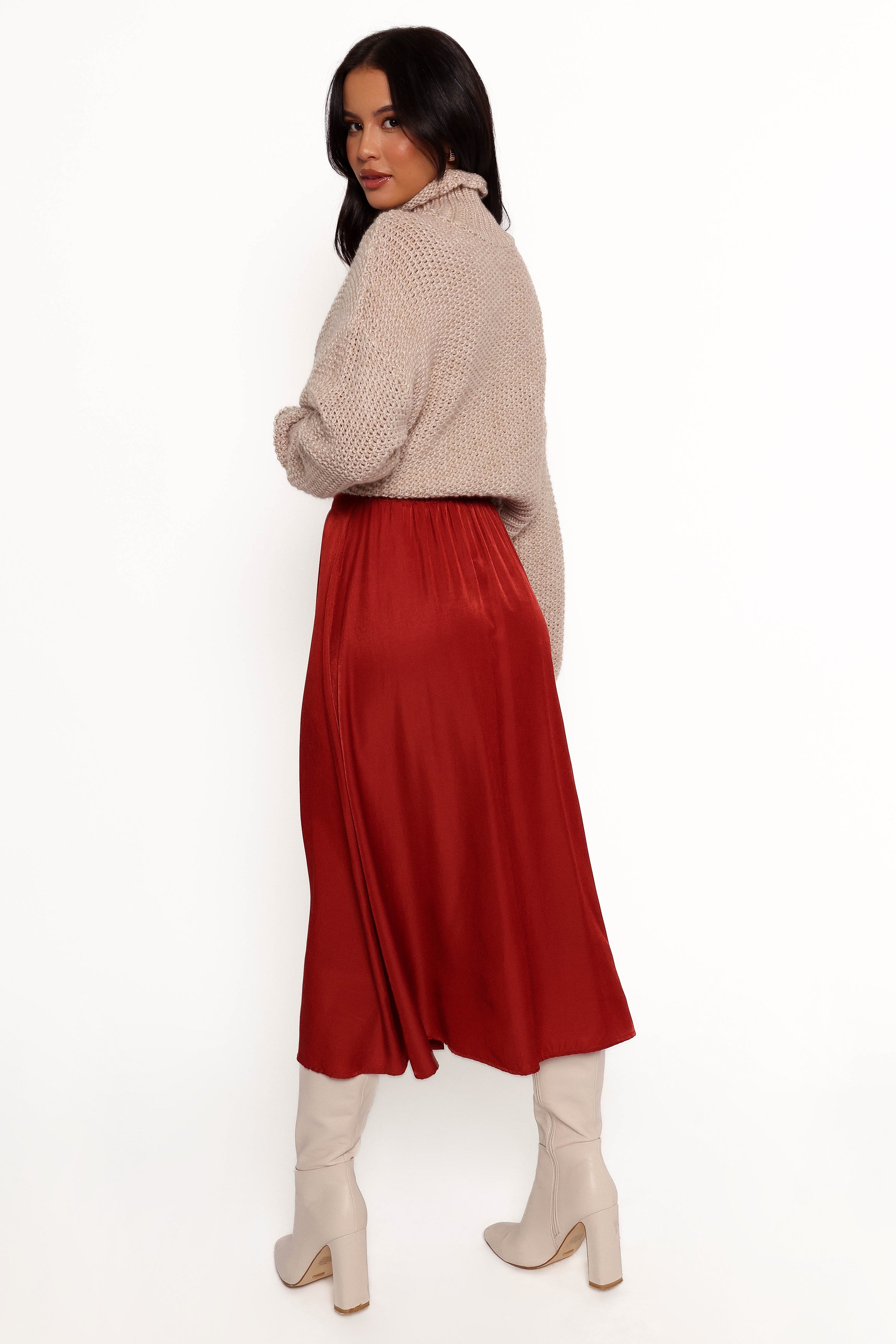 Ava Skirt - Rust-Charming Rule