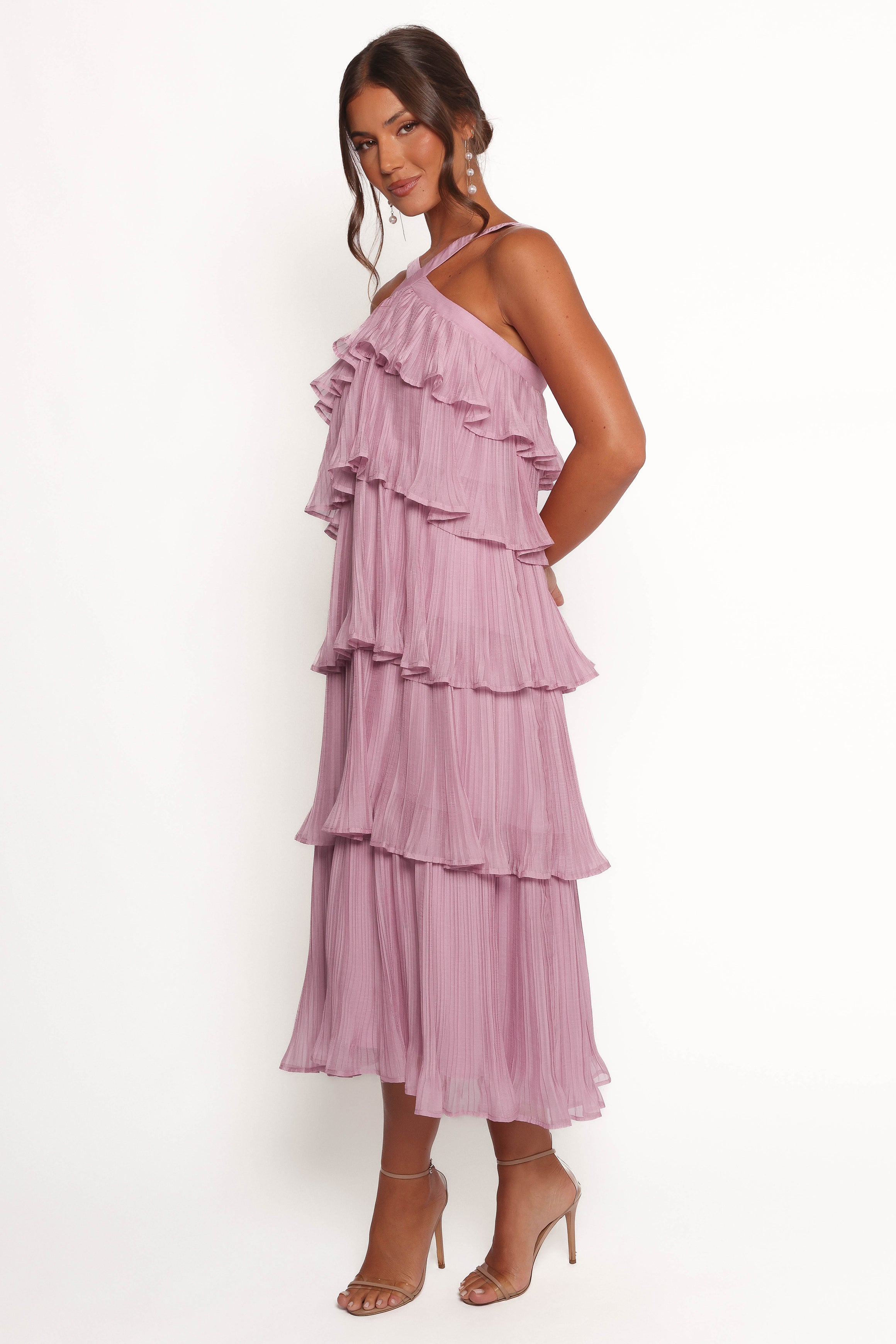 Aveline Midi Dress - Lilac-Charming Rule