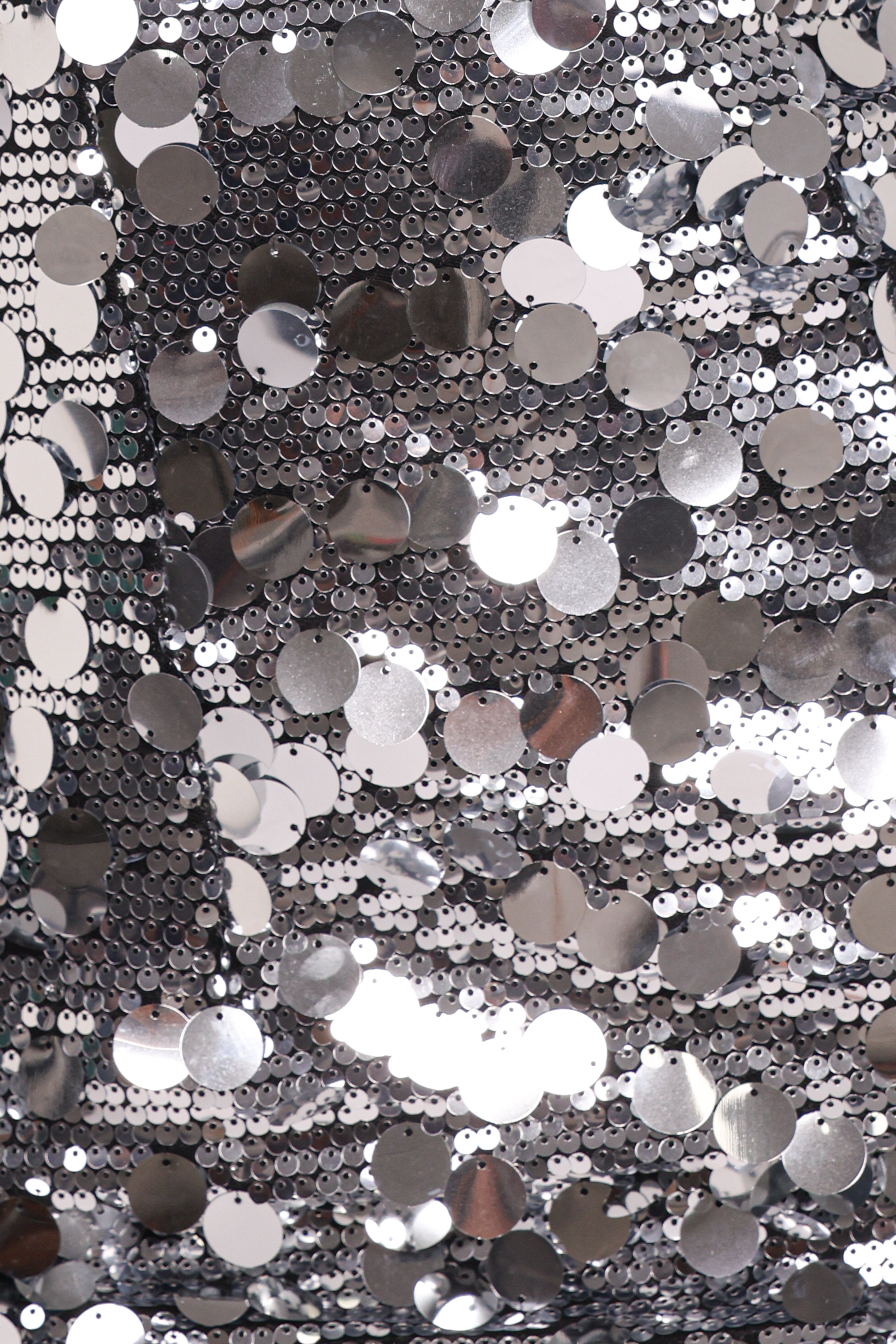 Azalea Mini Dress - Silver Sequin-Charming Rule