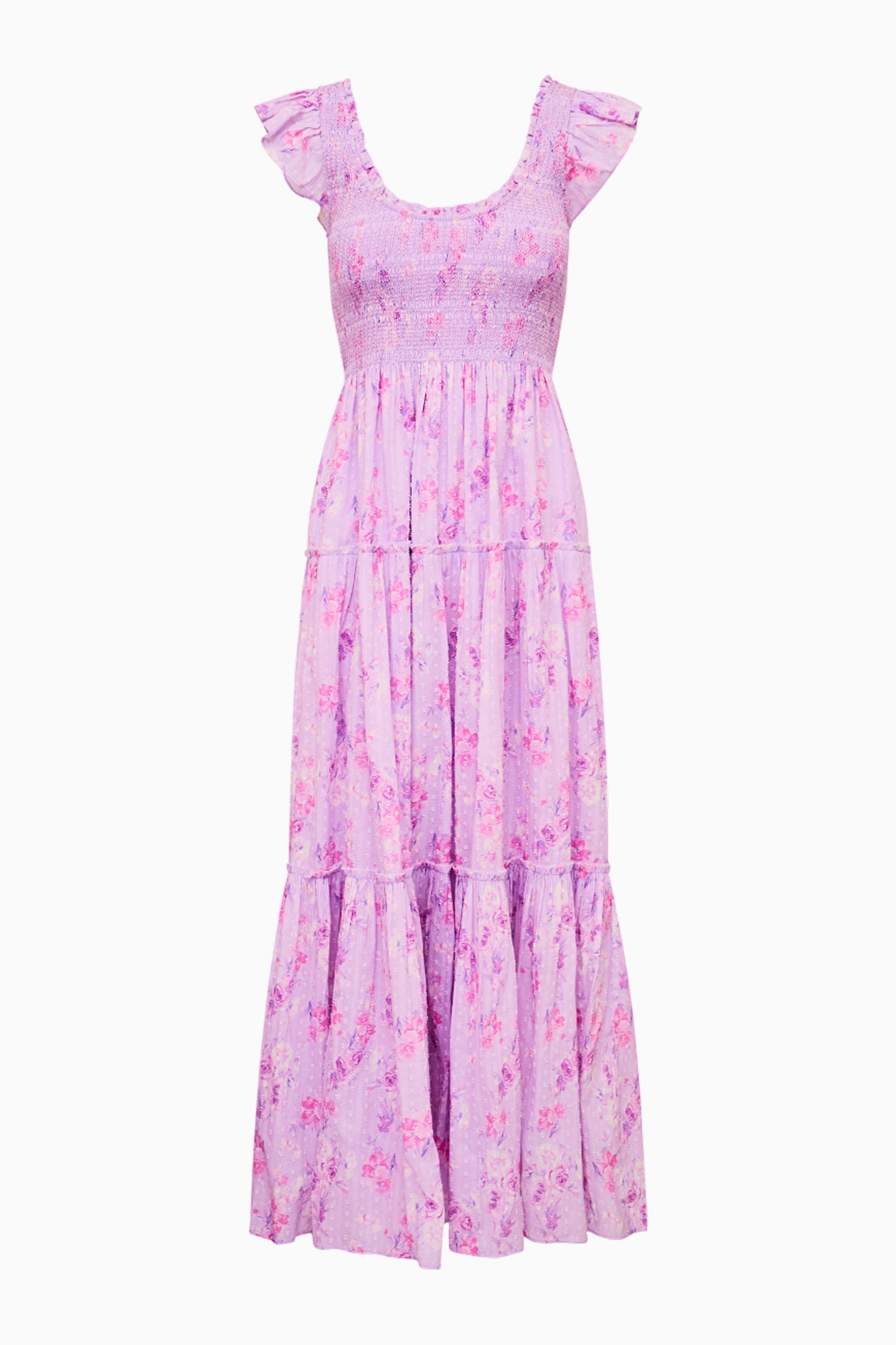 Chessie Heirloom Print Cotton Maxi Dress-Charming Rule