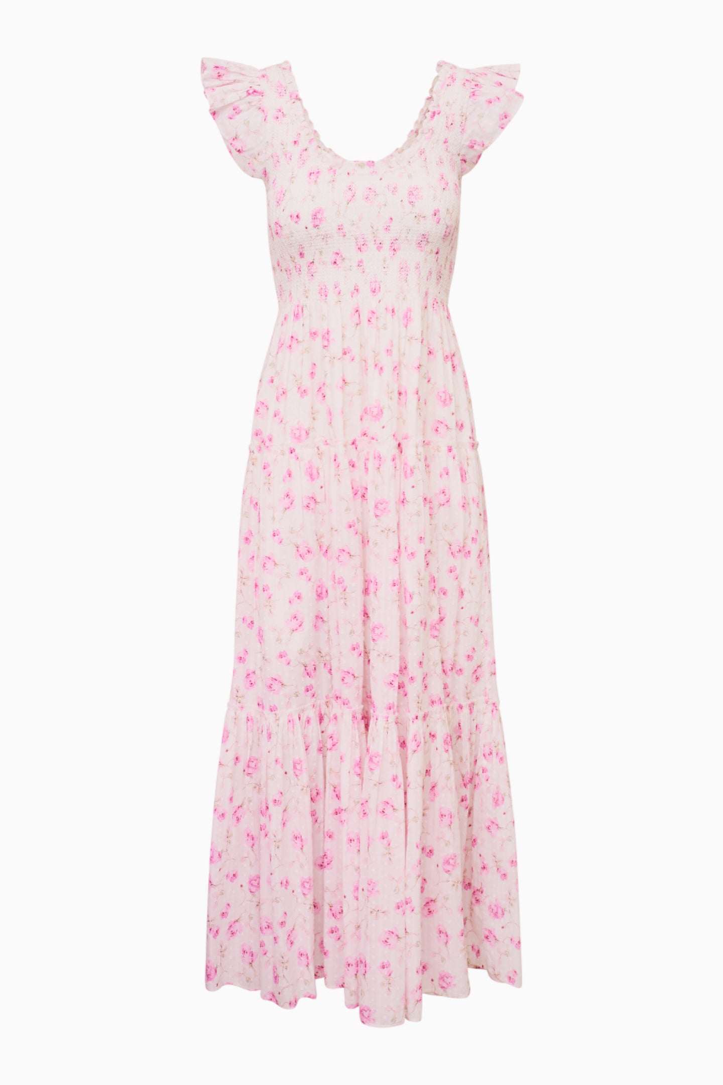 Chessie Heirloom Print Cotton Maxi Dress-Charming Rule
