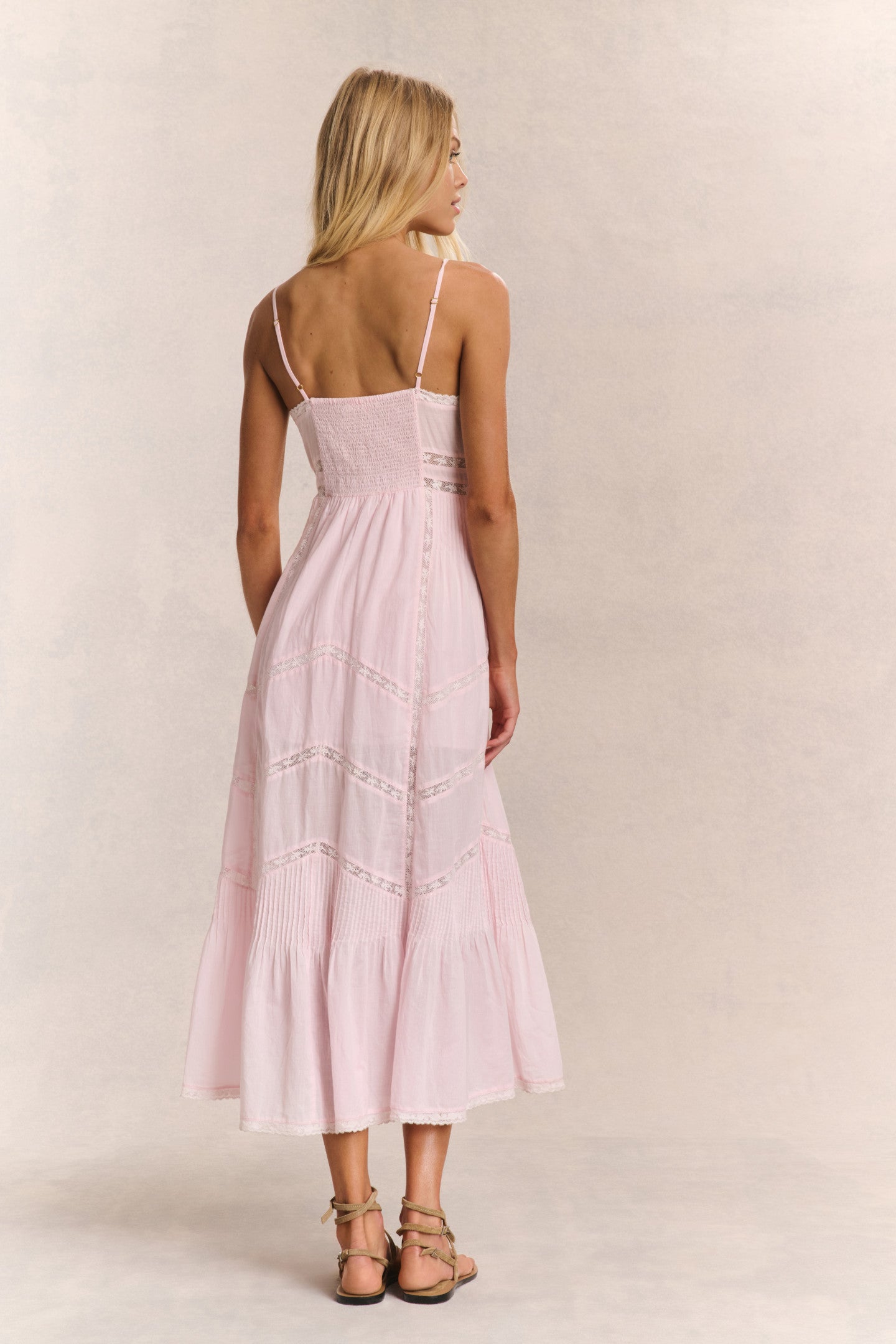 Esilda Heritage Cotton Midi Dress-Charming Rule