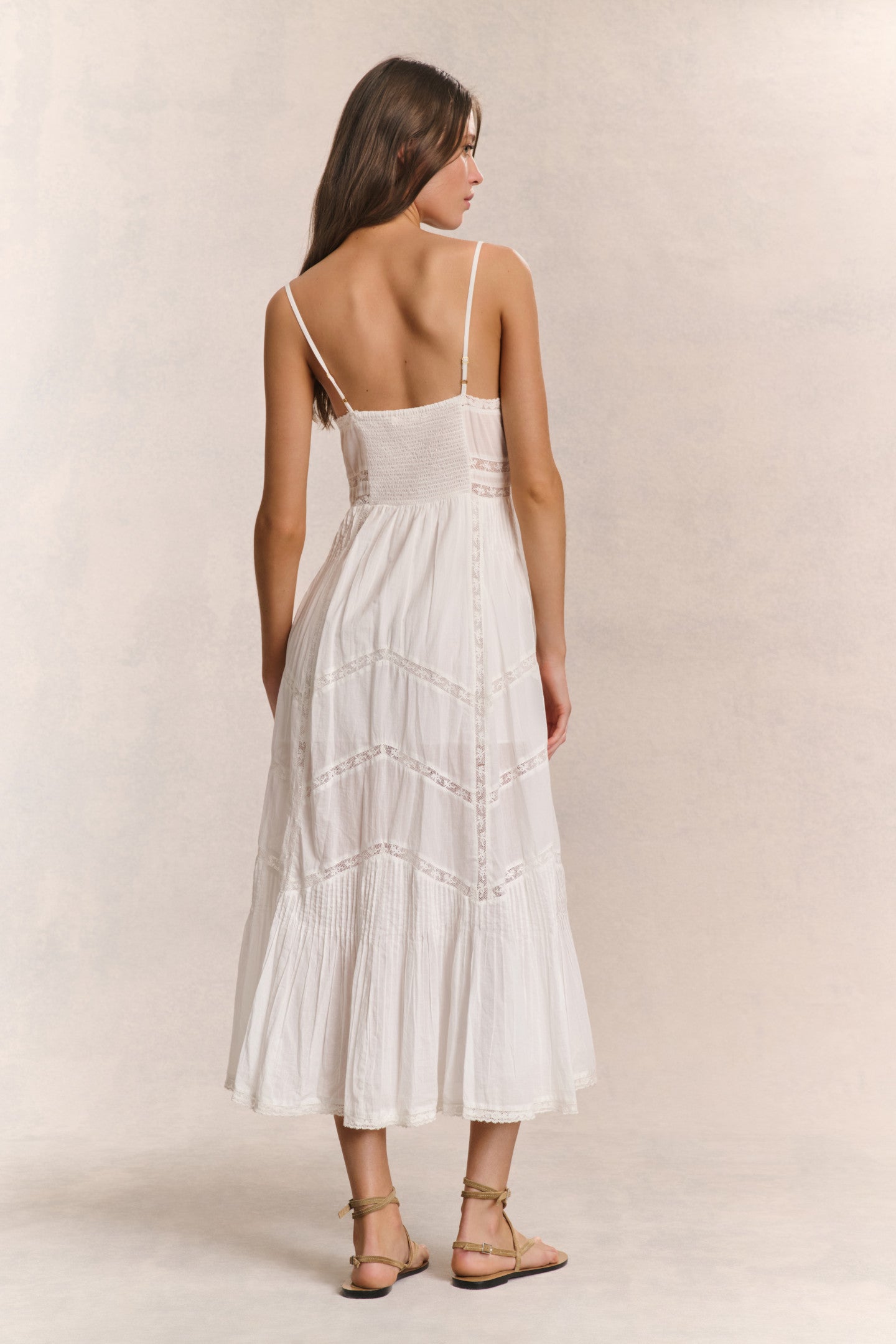 Esilda Heritage Cotton Midi Dress-Charming Rule