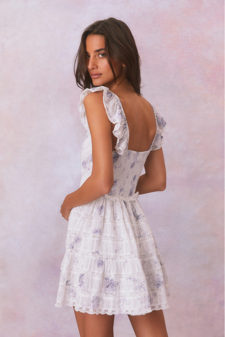 Finny Floral Mini Dress-Charming Rule