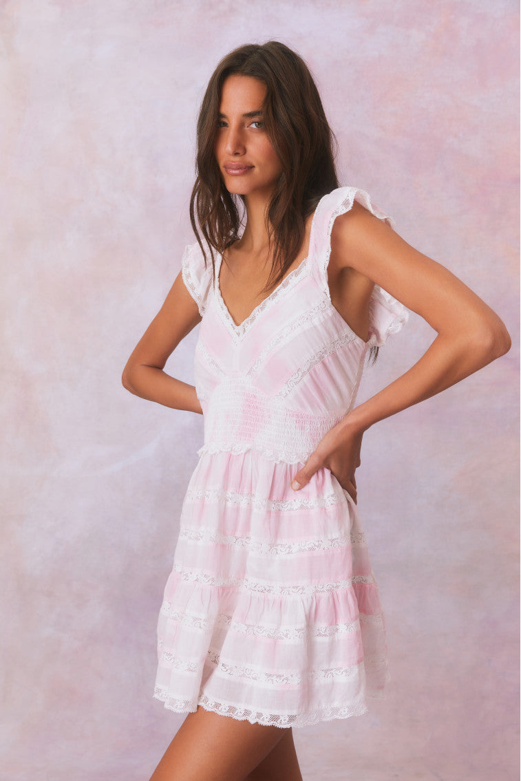 Finny Upcycled Cotton Mini Dress-Charming Rule