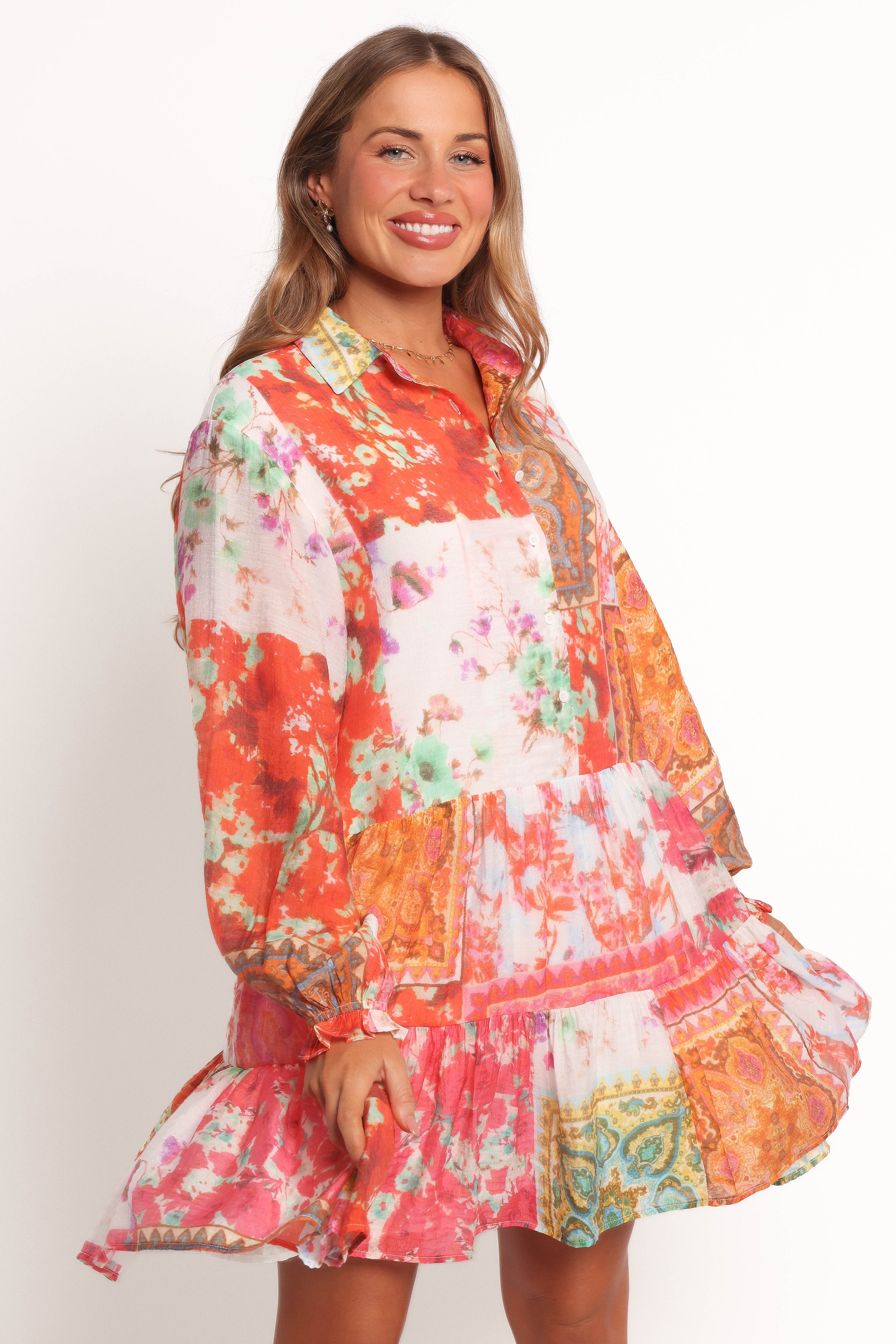 Helene Dress - Patchwork-Ladys Street