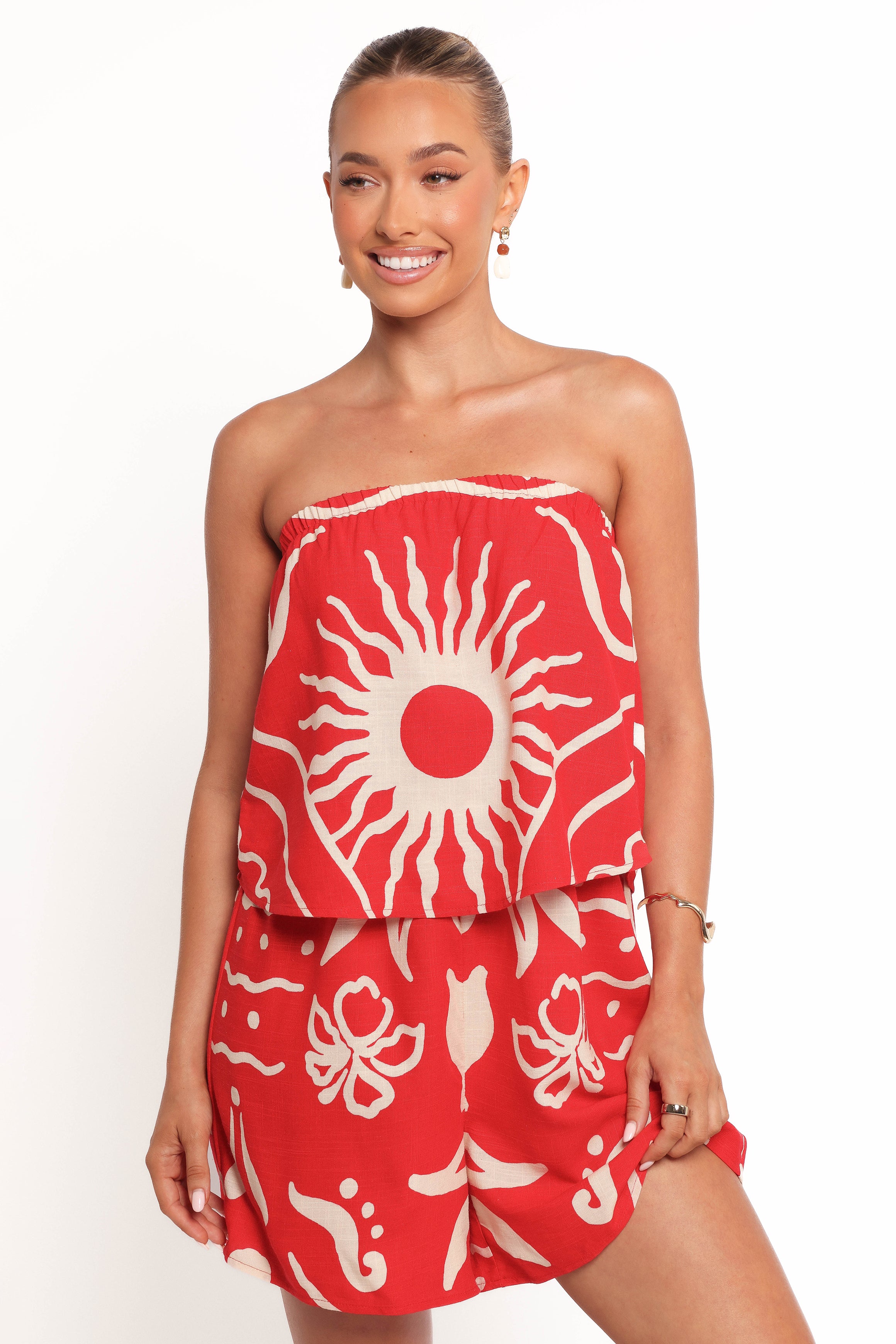 Herbie Strapless Romper - Sunburst-Ladys Street