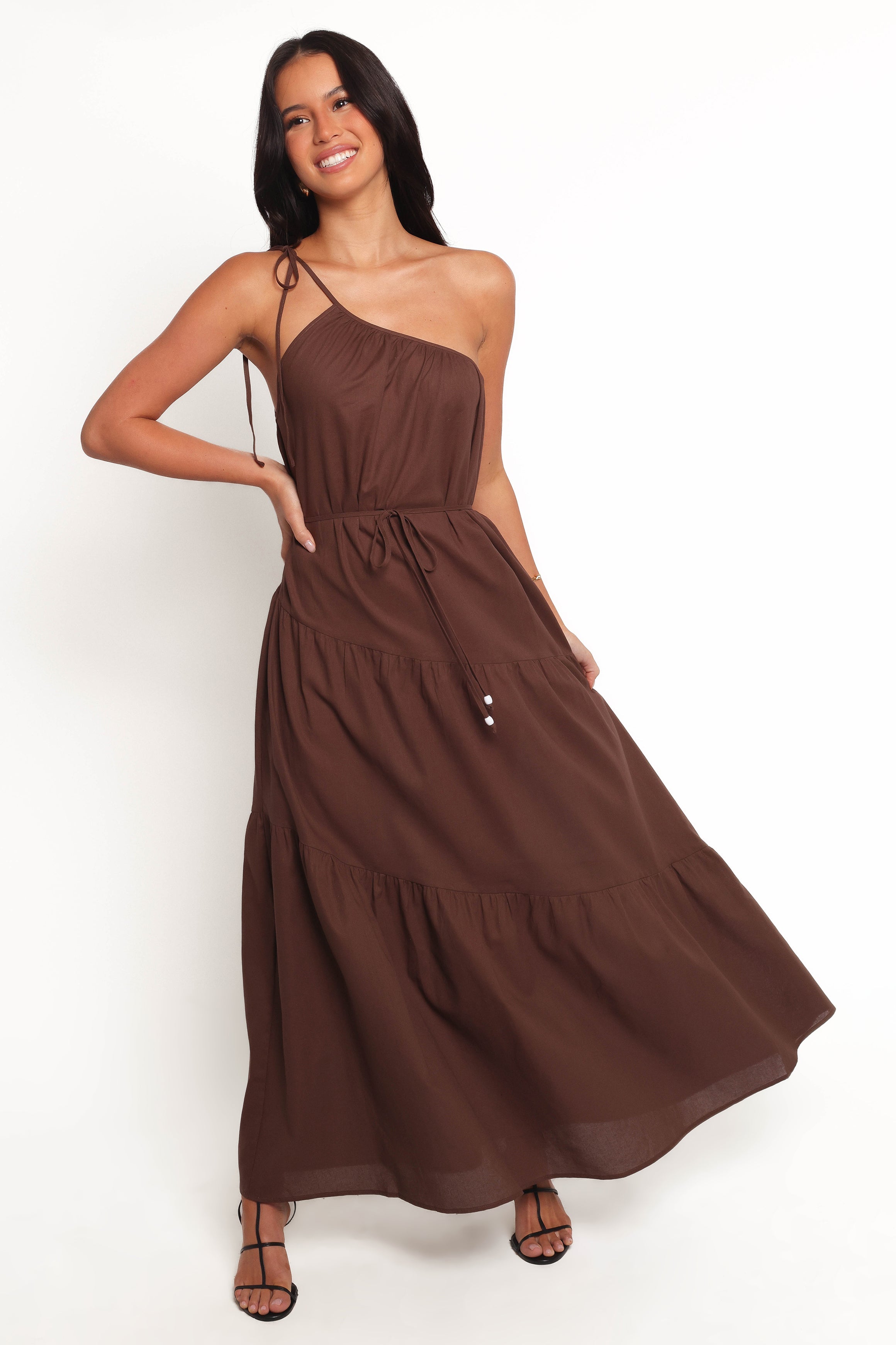 Hilde Maxi Dress - Chocolate-Ladys Street