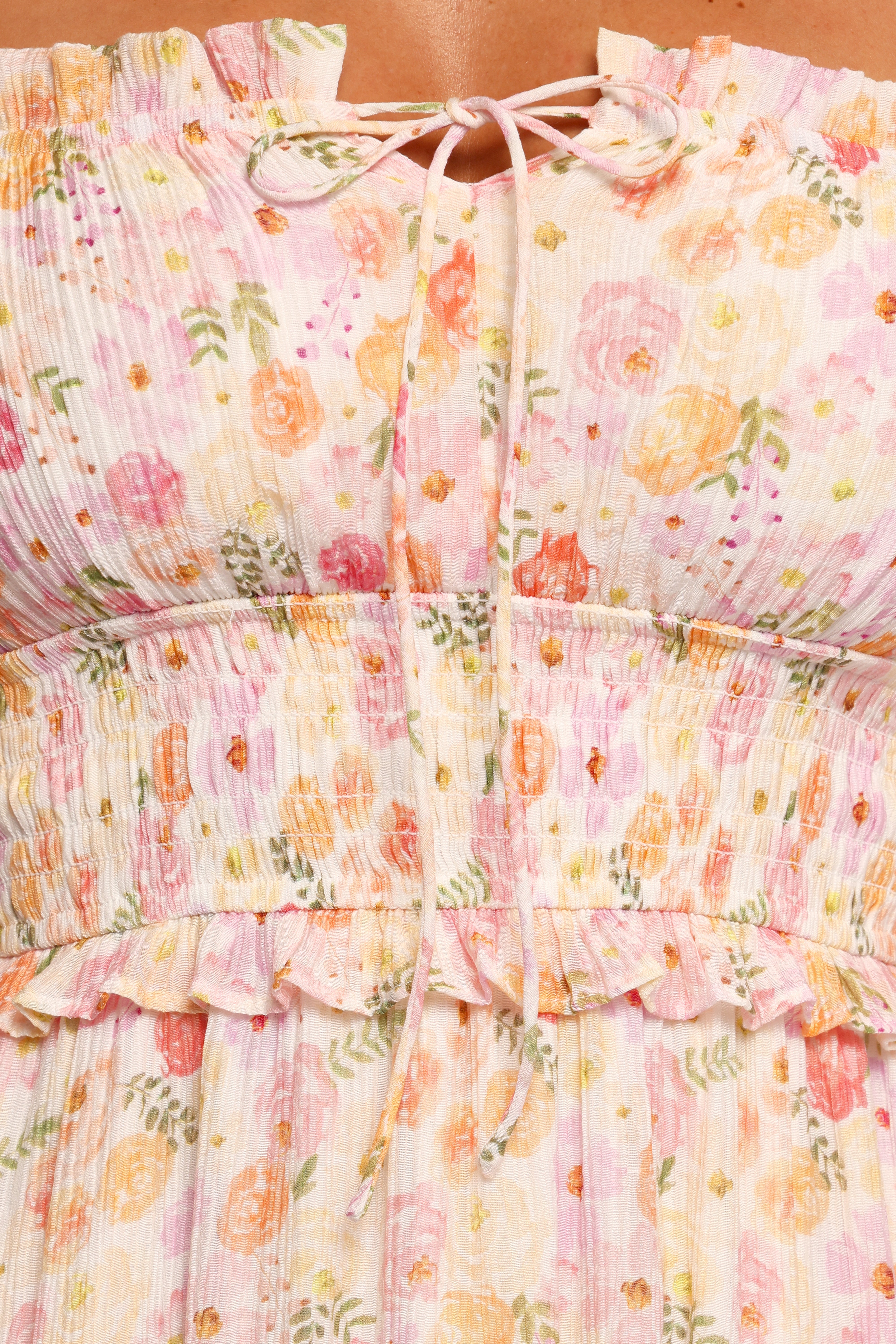 Iliana Mini Dress - Pink Floral-Ladys Street