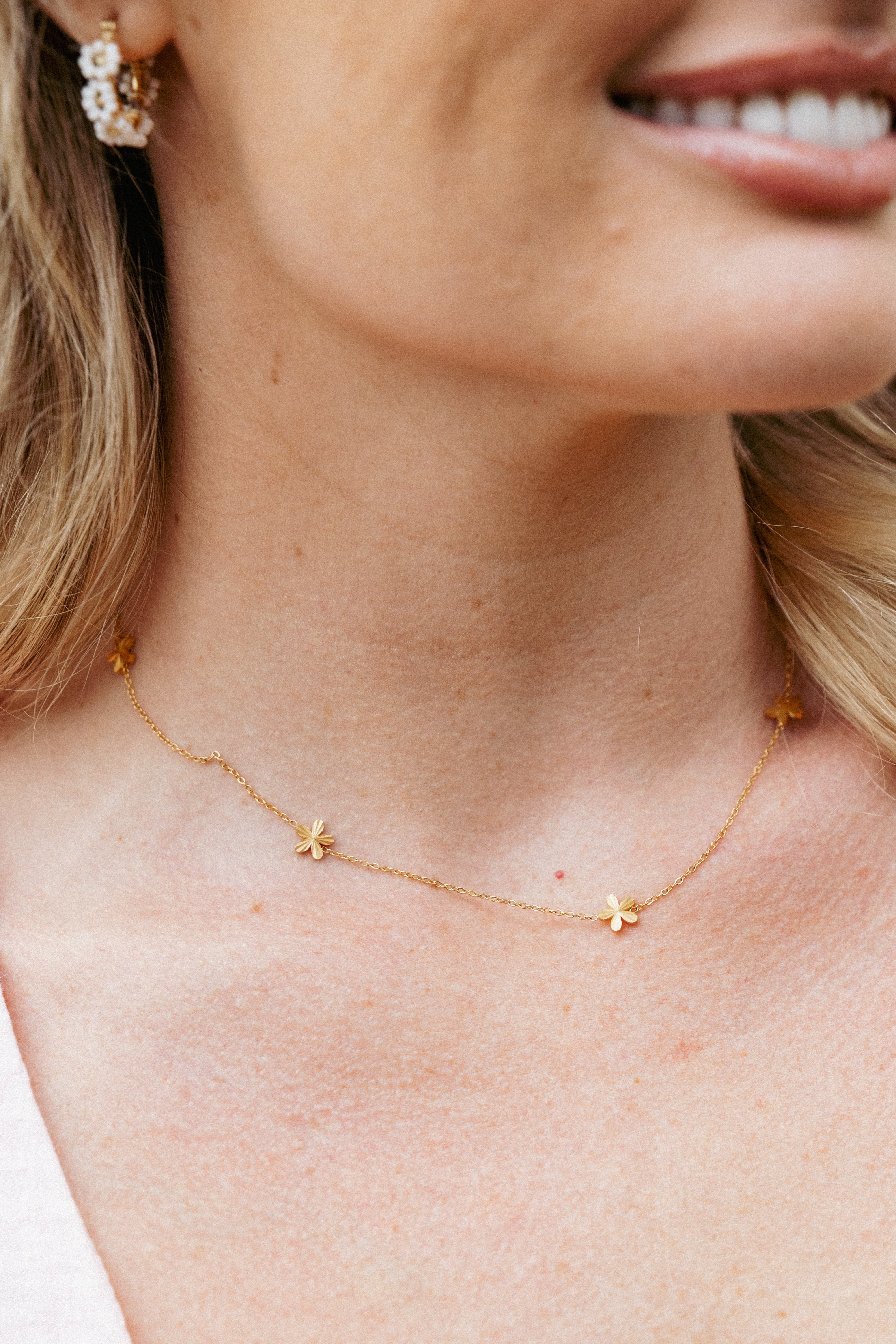 Imogen Necklace - Gold-Ladys Street