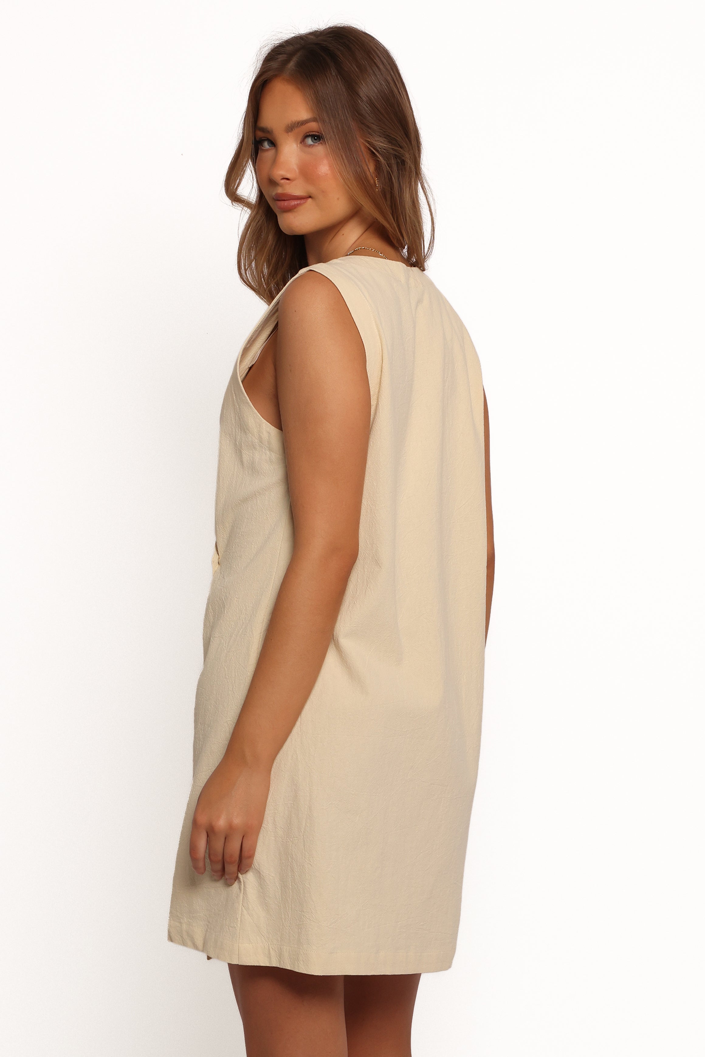 India Mini Dress - Butter Yellow-Ladys Street