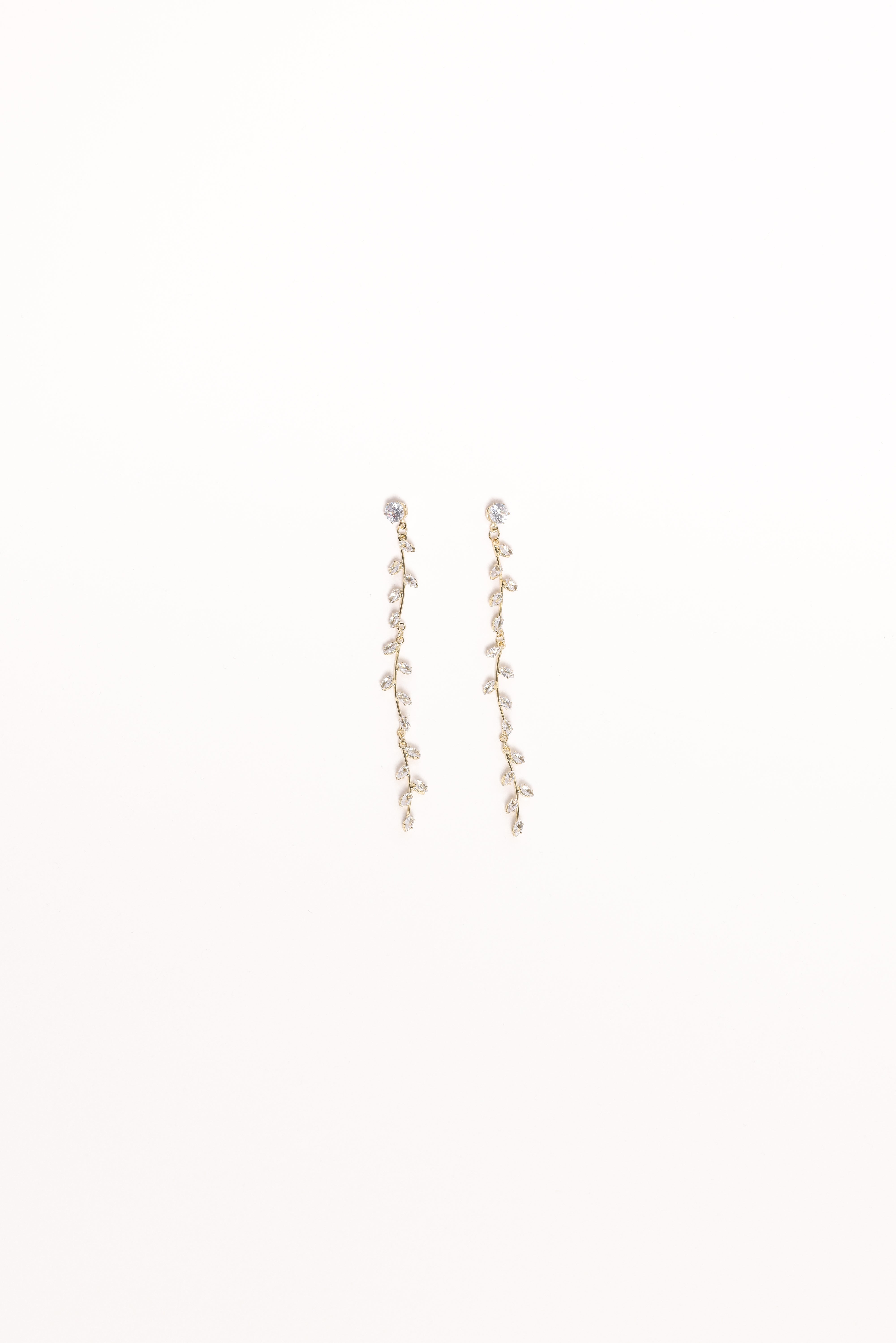 Indira Earrings - Gold-Ladys Street