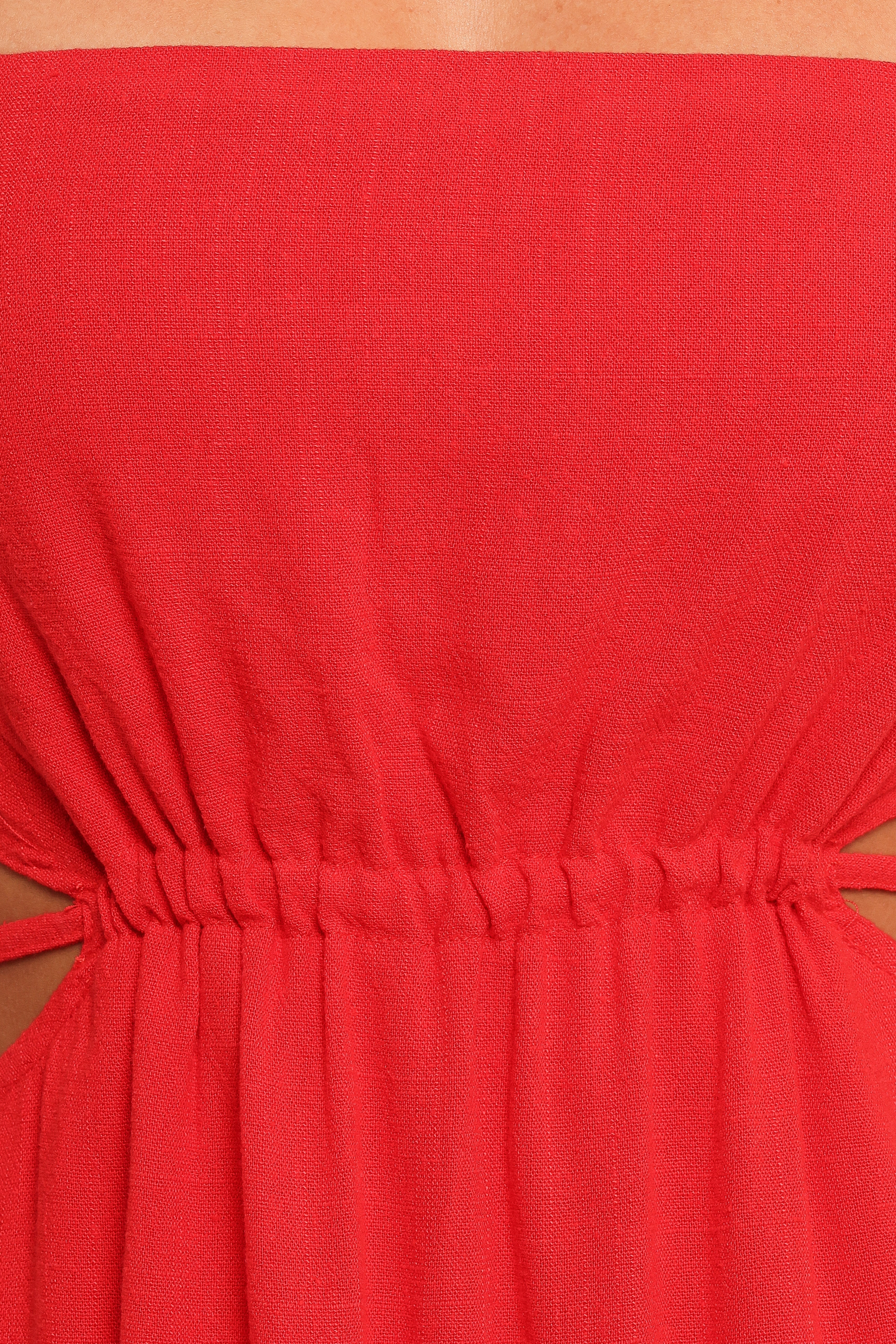 Indra Midi Dress - Red-Ladys Street