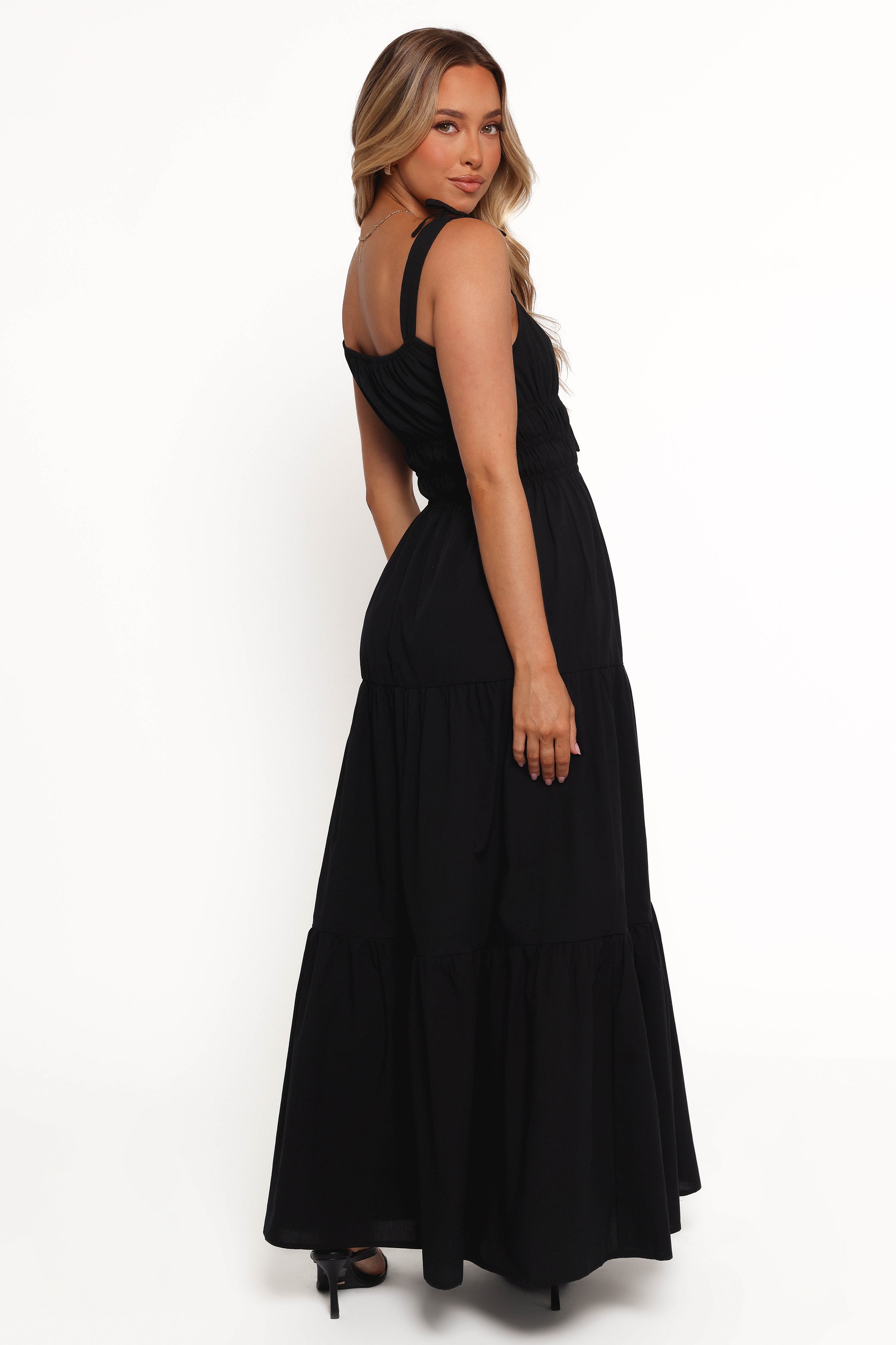 Ione Maxi Dress - Black-Ladys Street