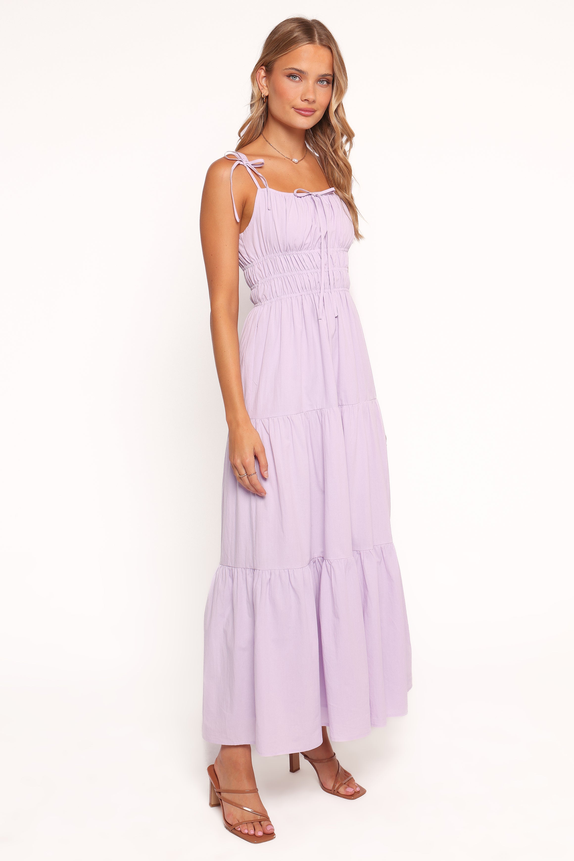 Ione Maxi Dress - Lavender-Ladys Street
