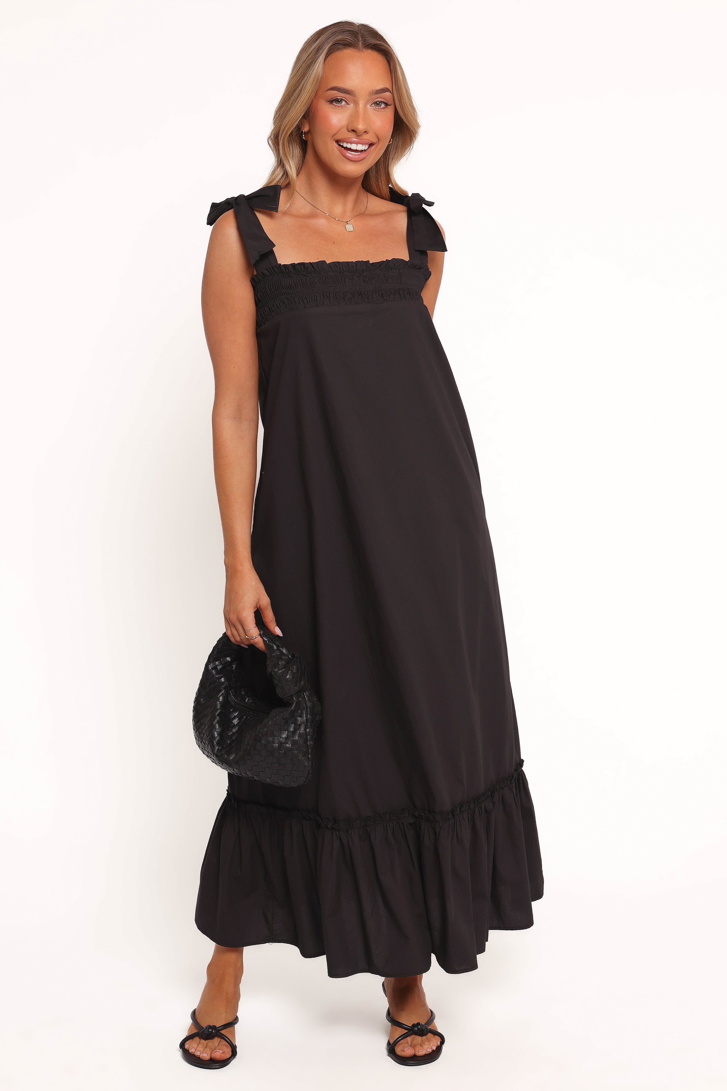 Irina Maxi Dress - Black-Ladys Street