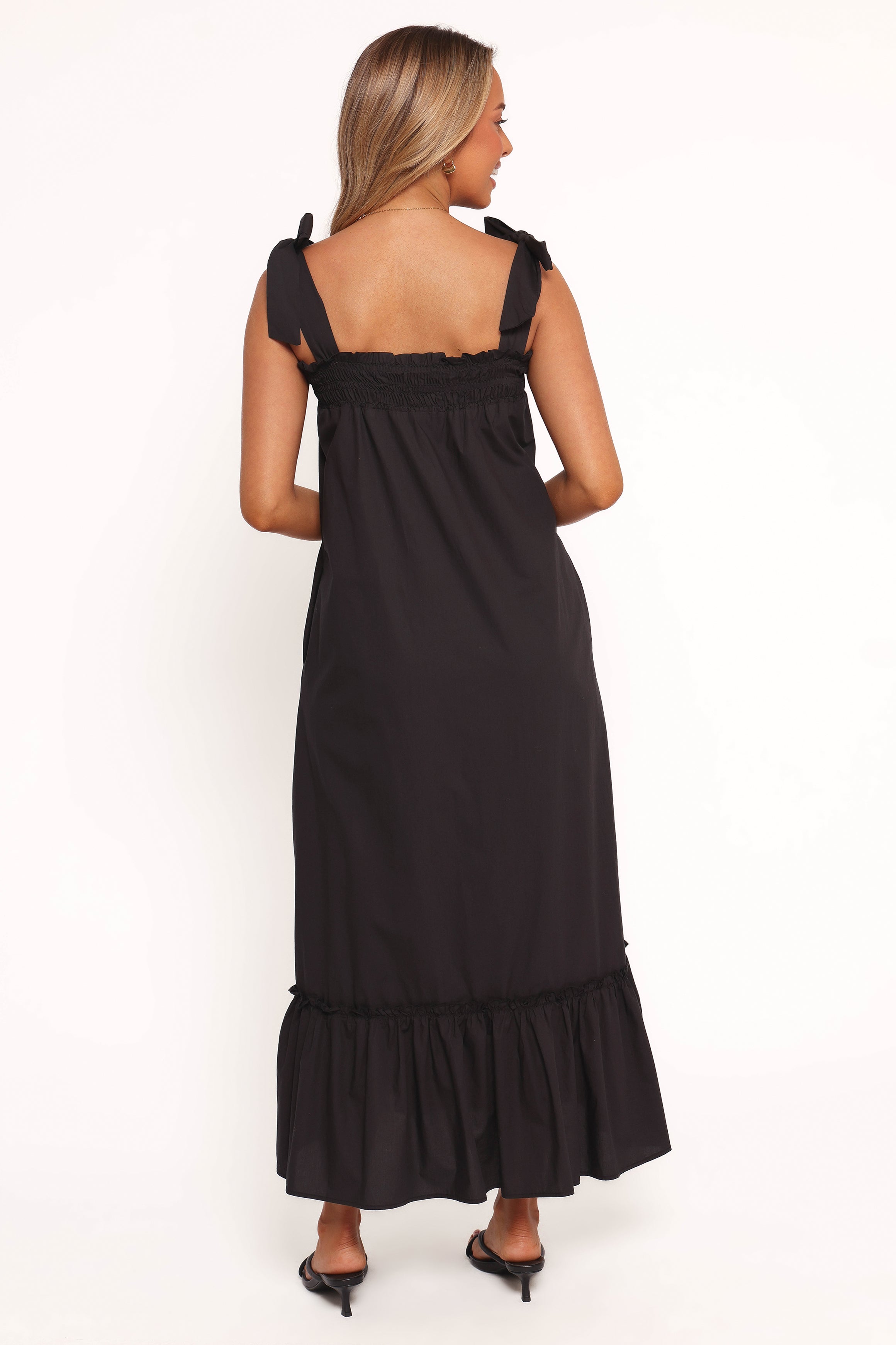 Irina Maxi Dress - Black-Ladys Street
