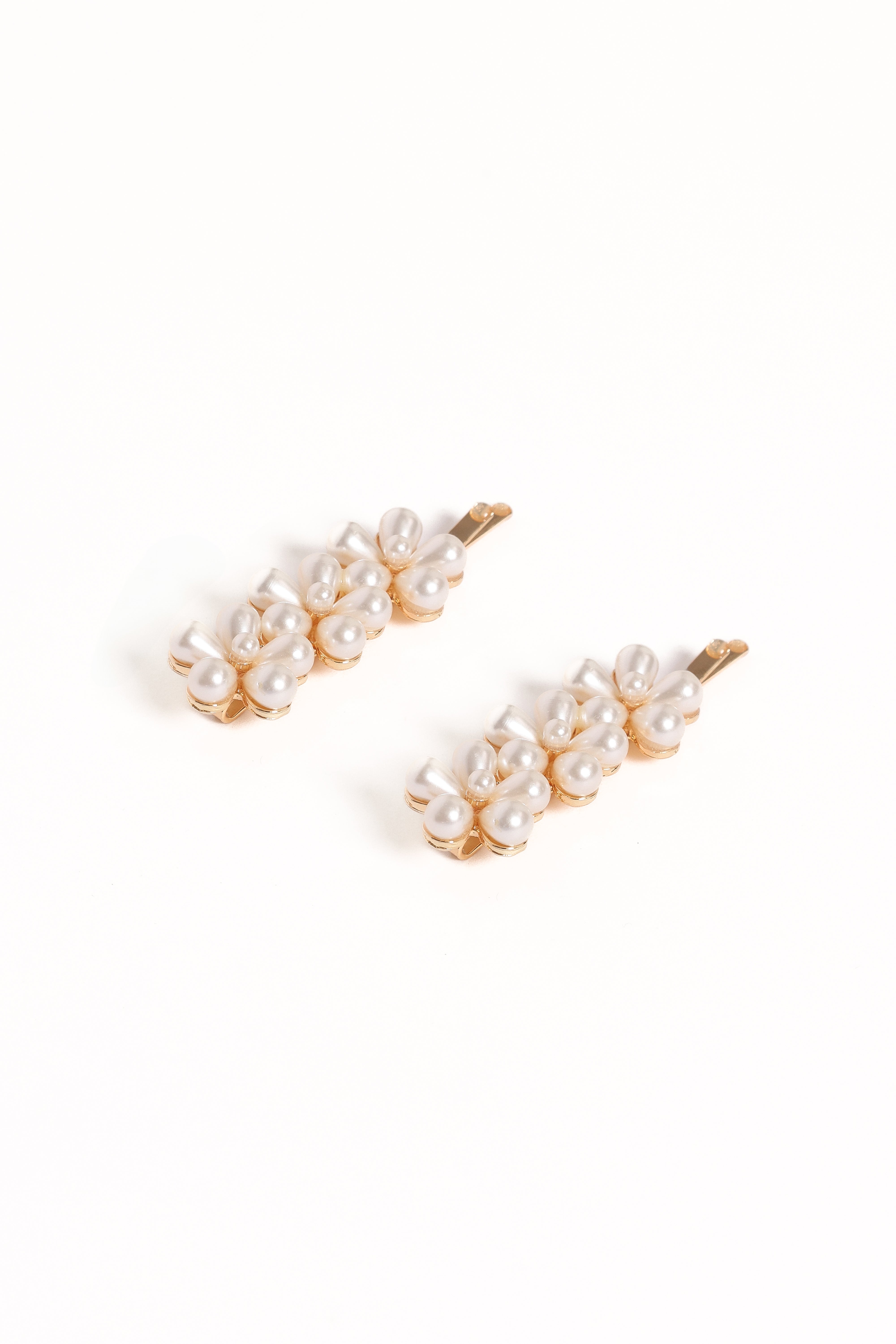 Isabella Hair Clip Set - Pearl-Ladys Street