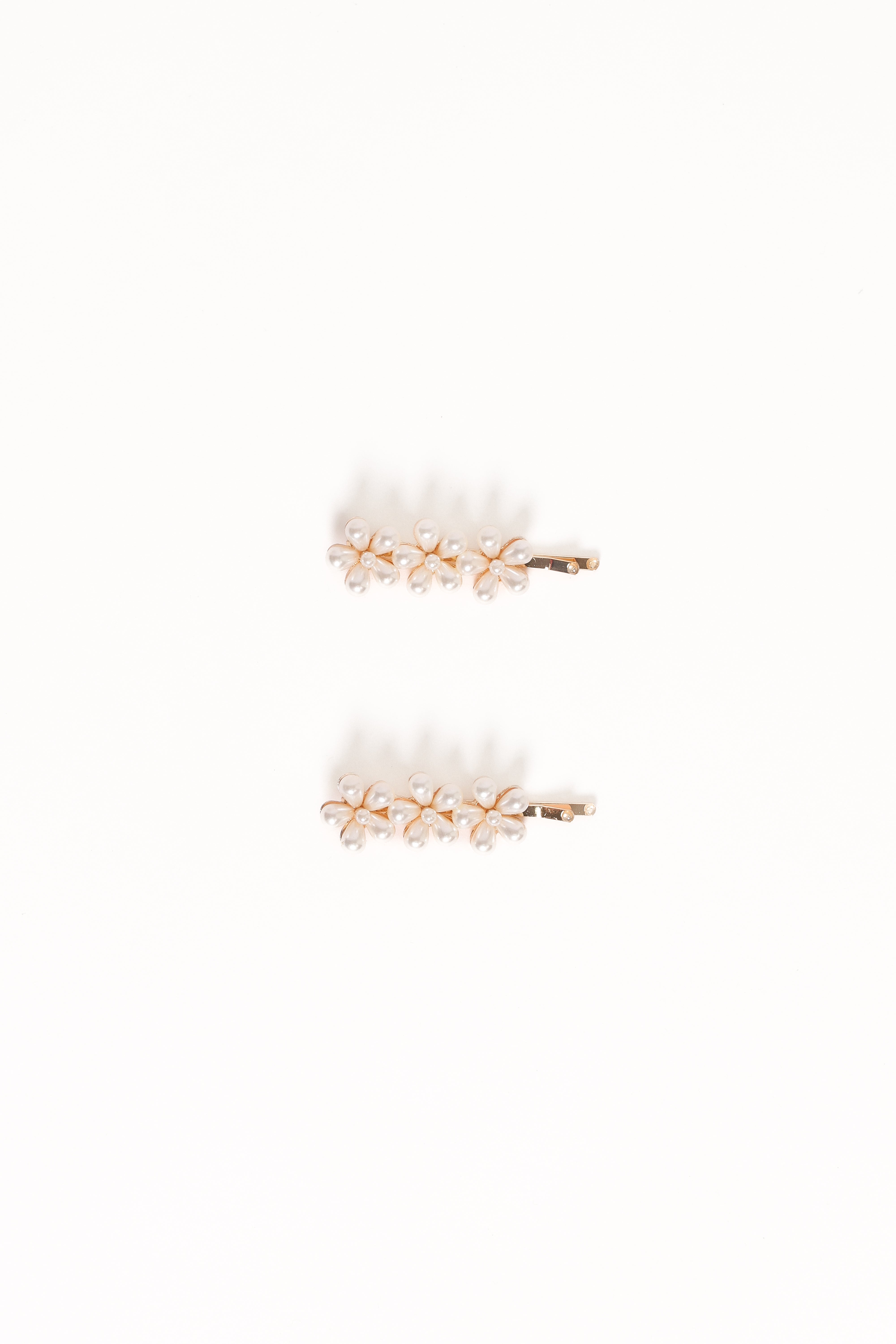 Isabella Hair Clip Set - Pearl-Ladys Street