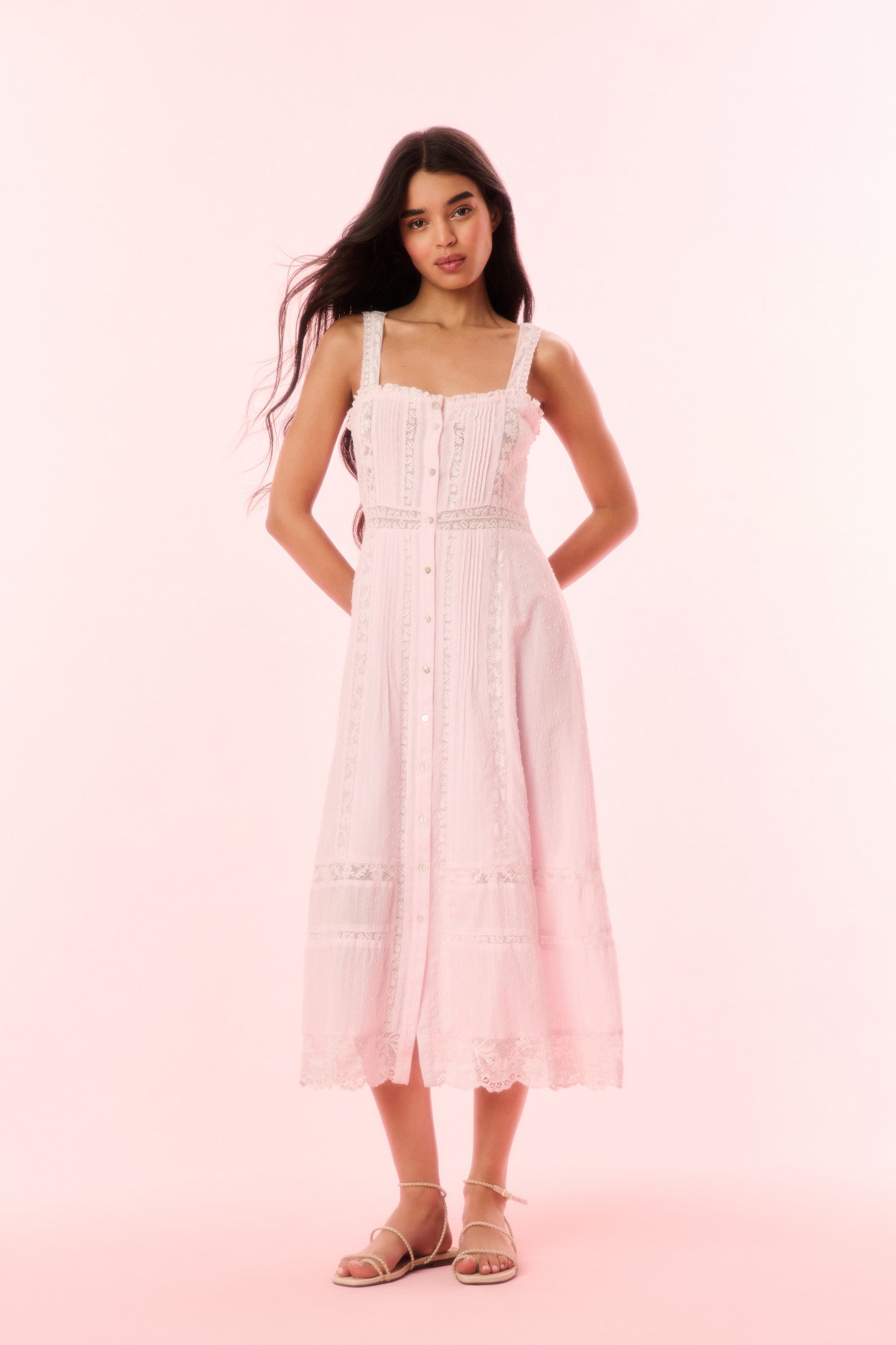 Judalon Cotton Midi Dress-Charming Rule