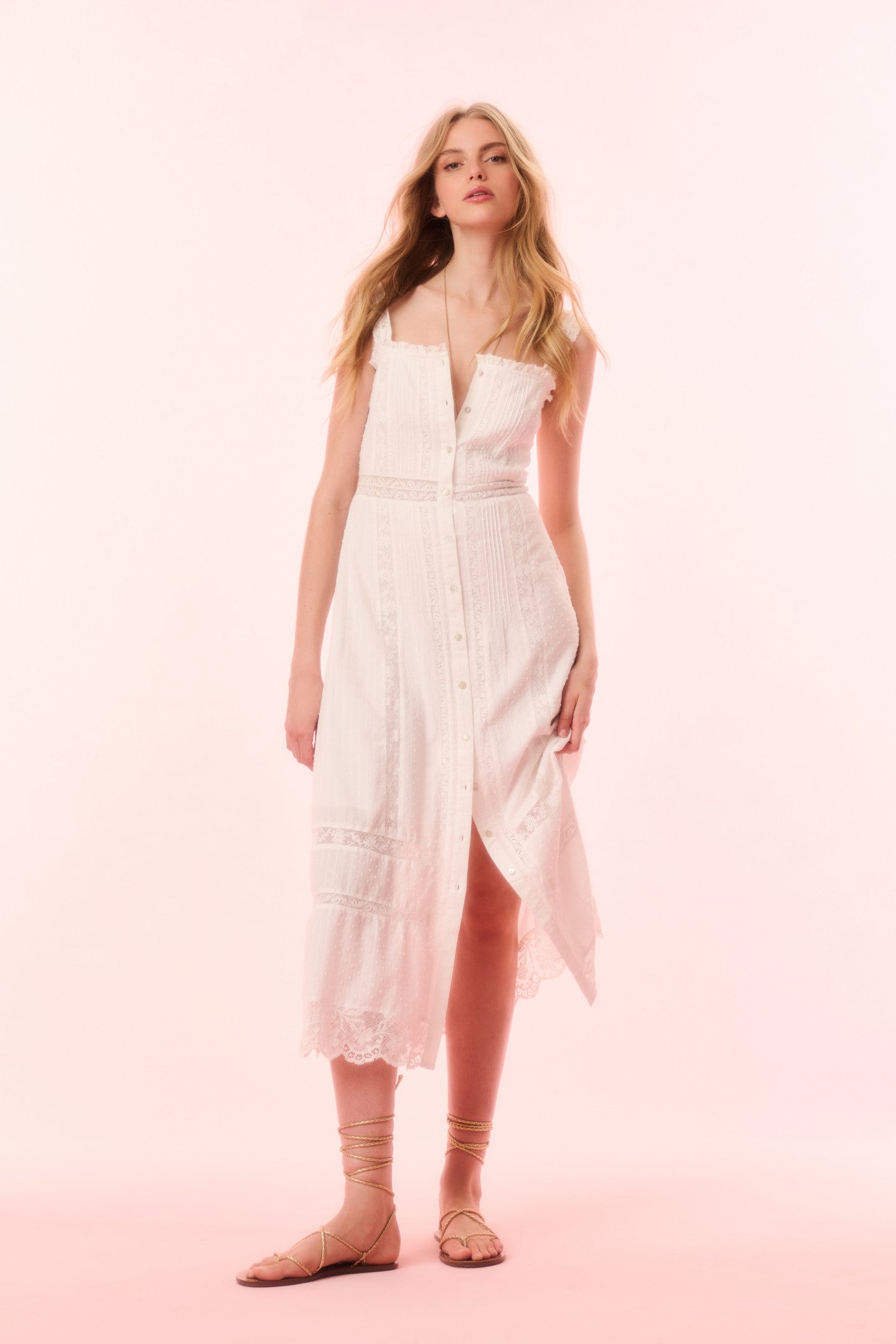 Judalon Cotton Midi Dress-Charming Rule