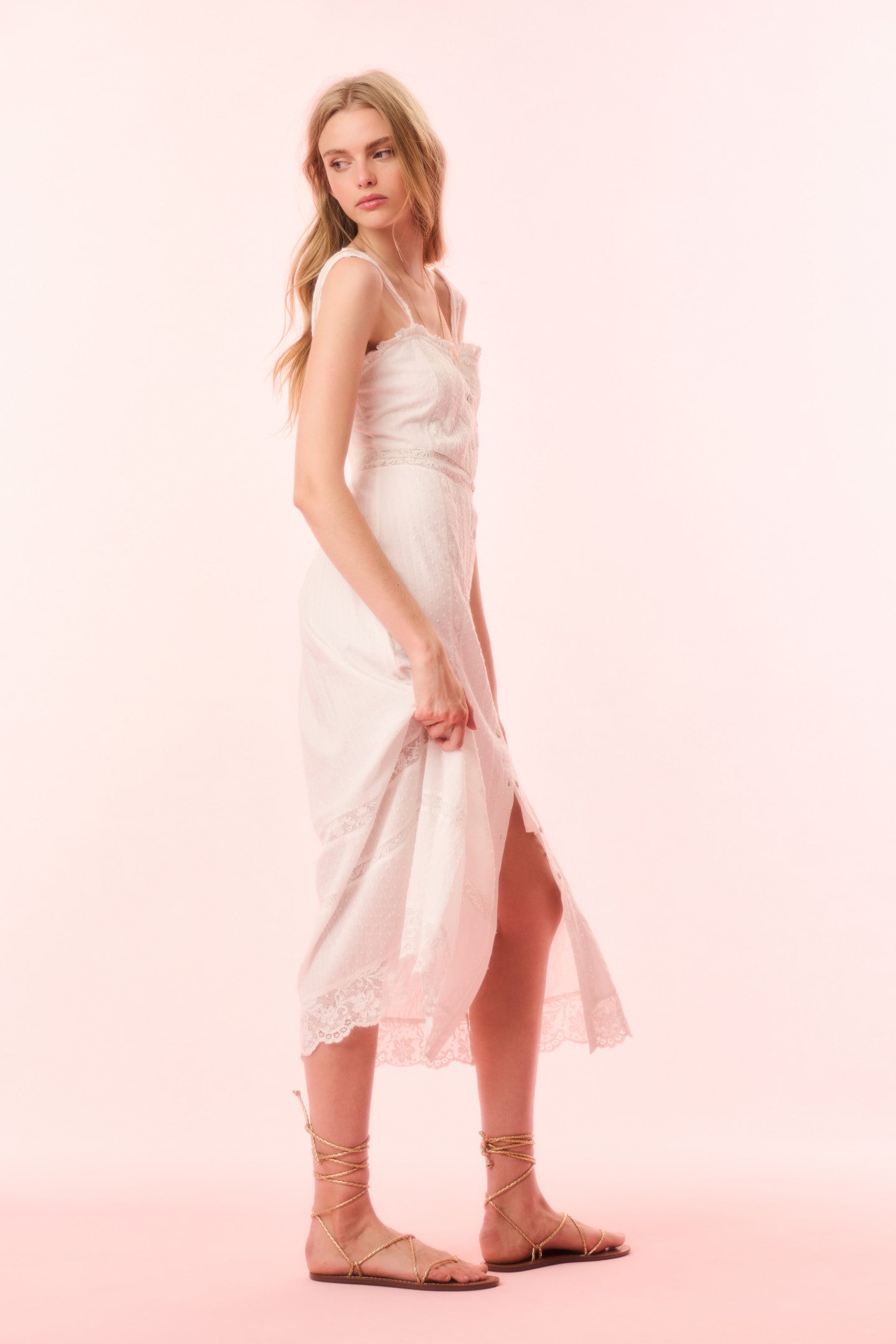 Judalon Cotton Midi Dress-Charming Rule