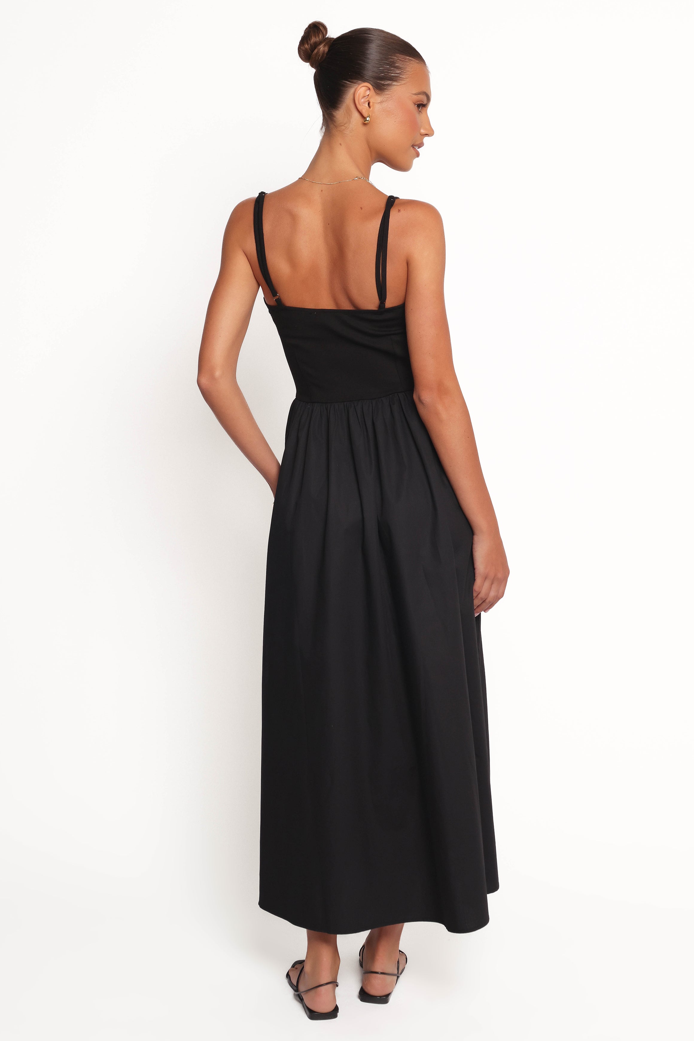 Jacinta Maxi Dress - Black-Ladys Street