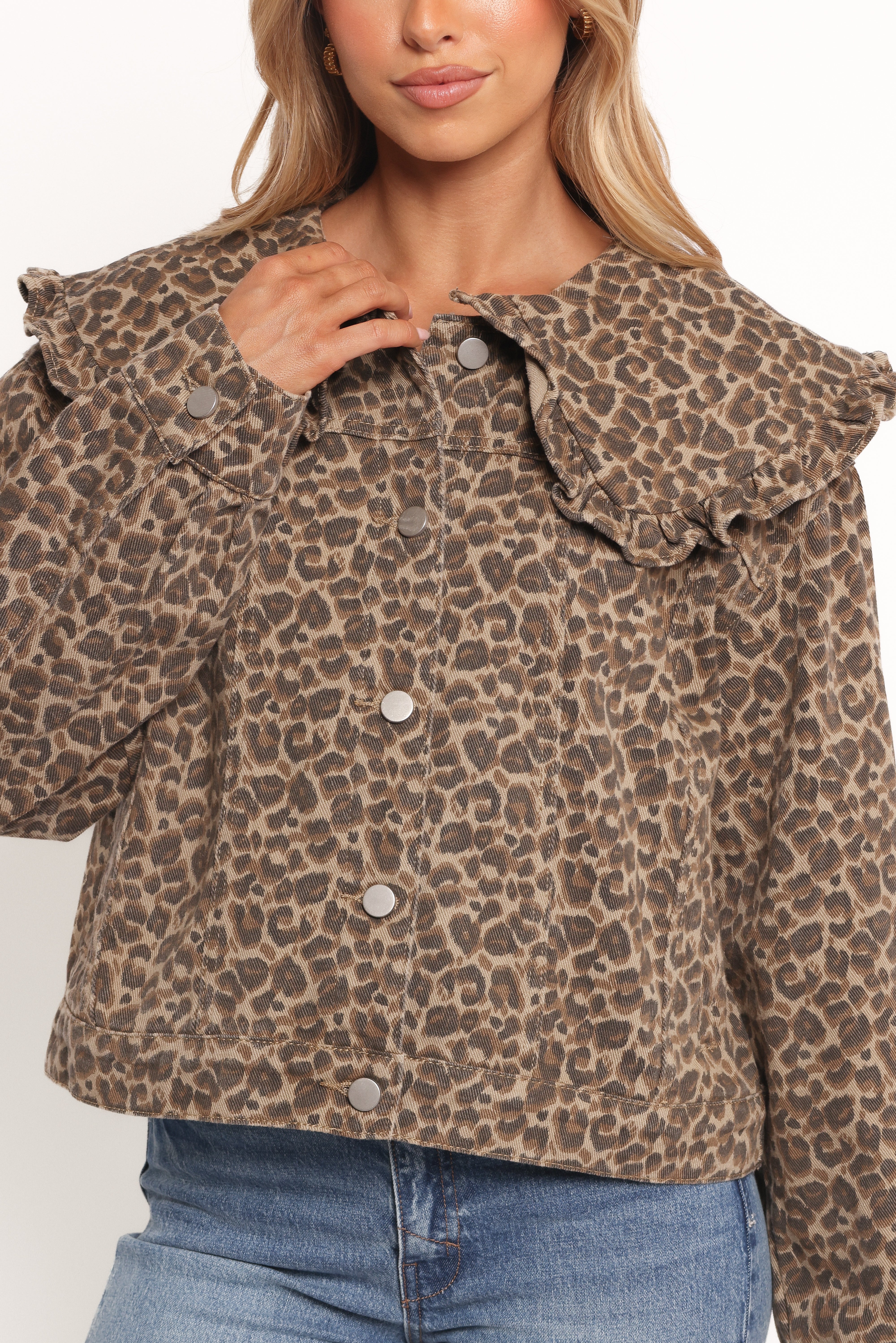 Jaelle Leopard Print Jacket - Leopard-Ladys Street