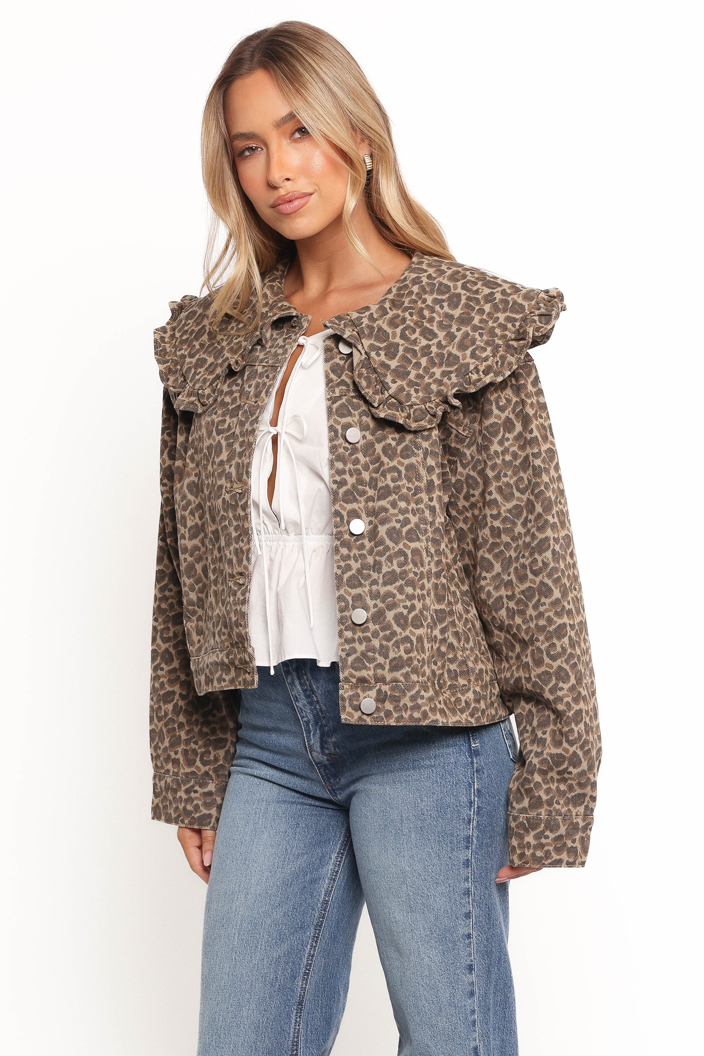 Jaelle Leopard Print Jacket - Leopard-Ladys Street