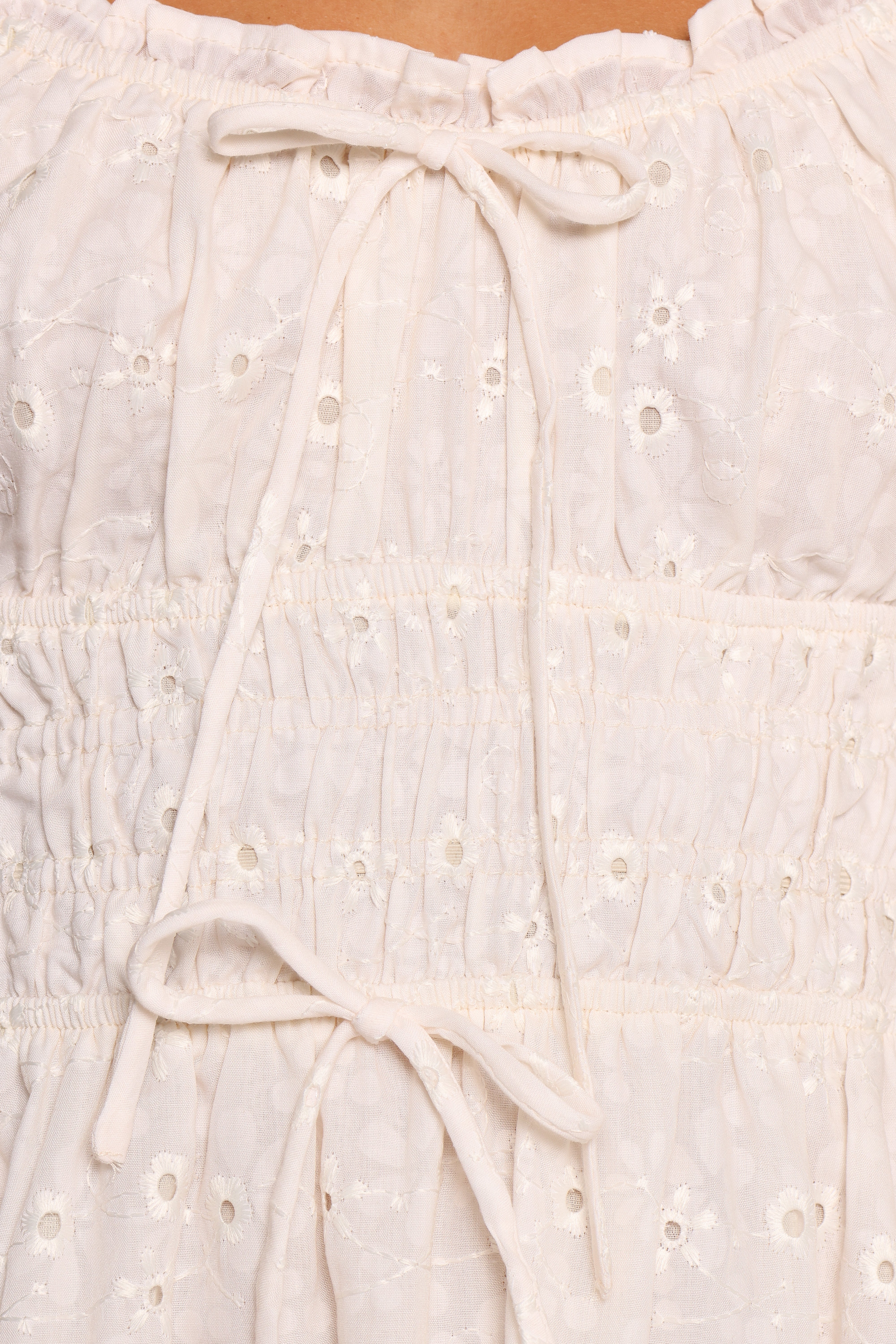 Janessa Mini Dress - Cream Floral-Ladys Street