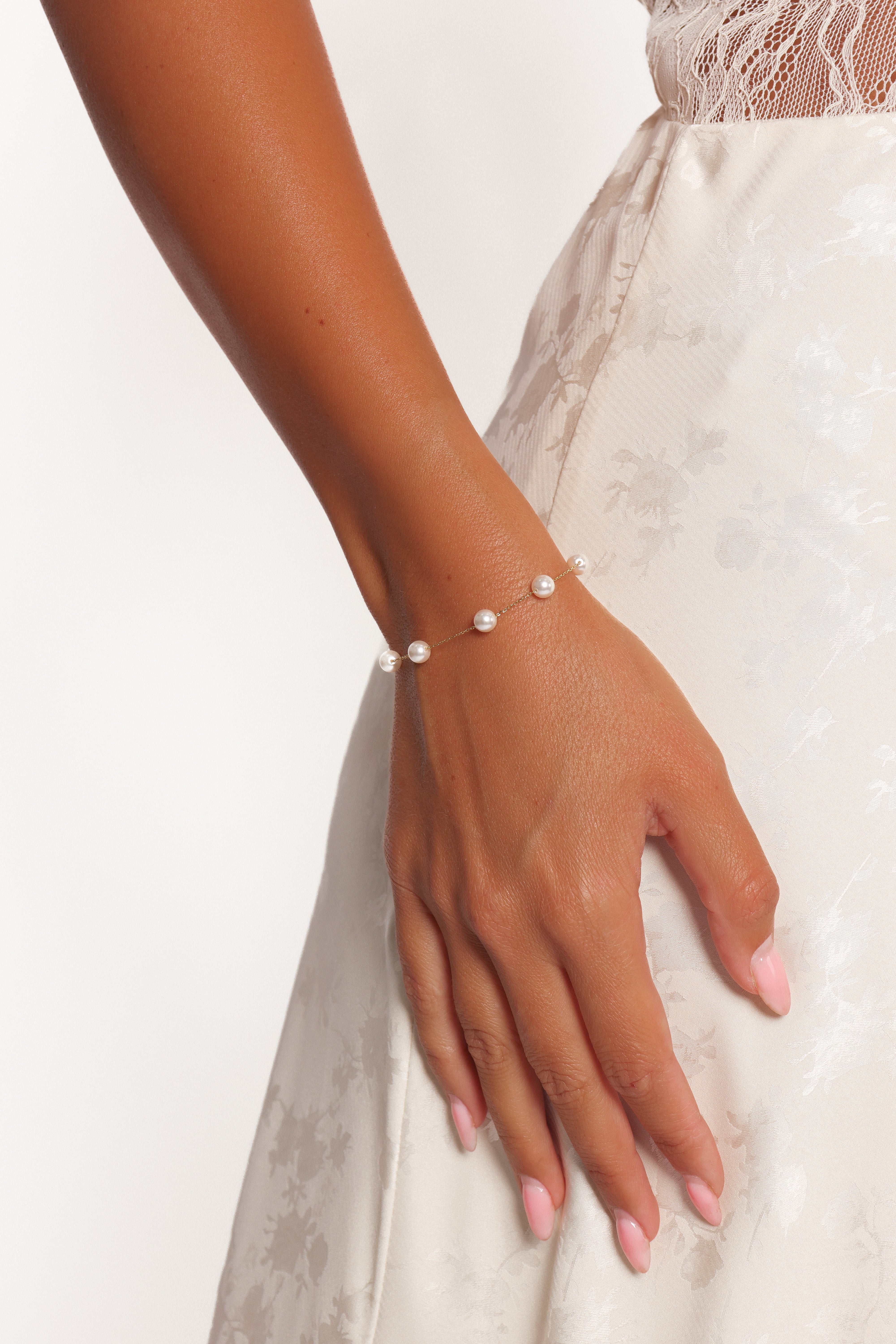 Jasmine Bracelet - Pearl-Ladys Street