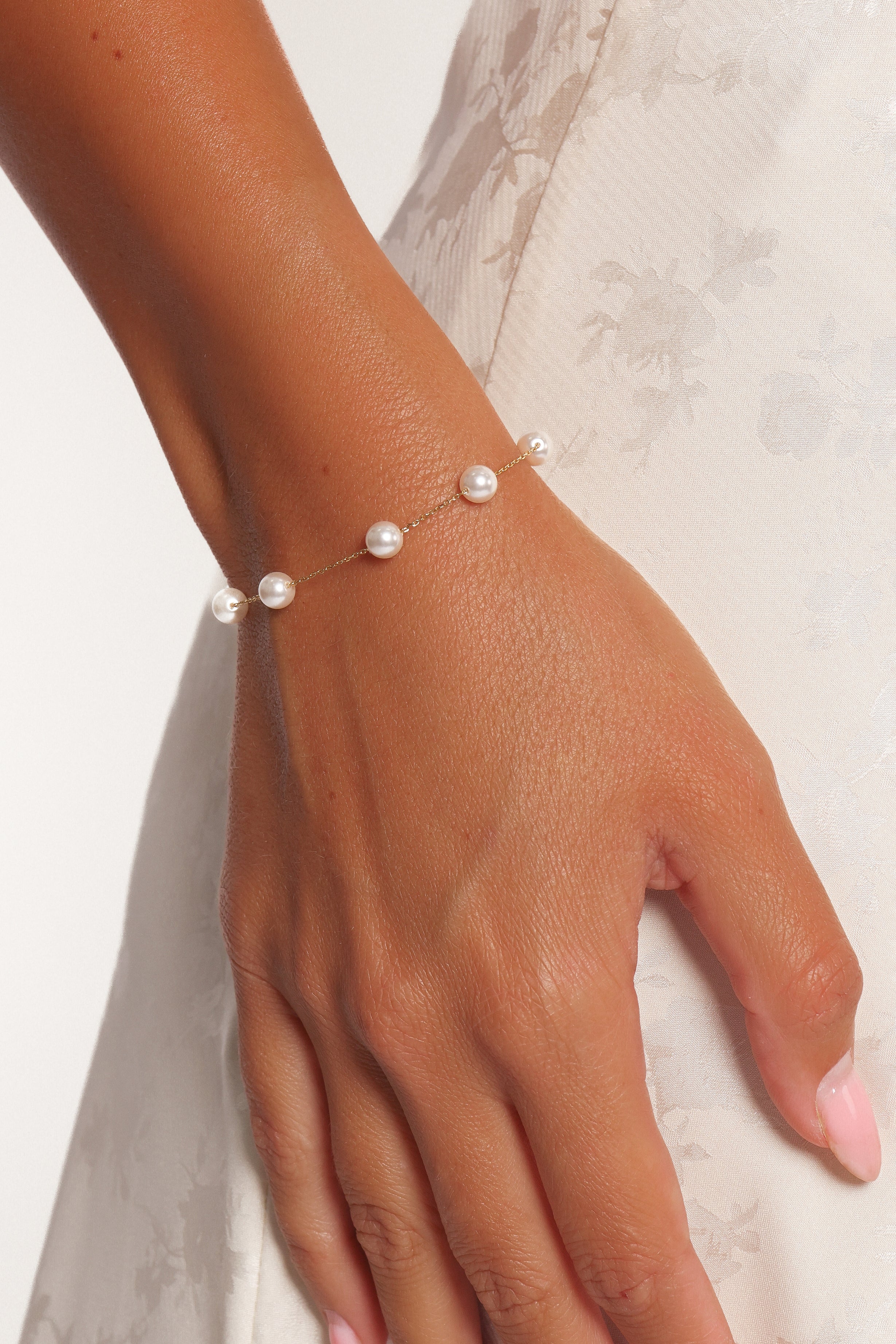 Jasmine Bracelet - Pearl-Ladys Street