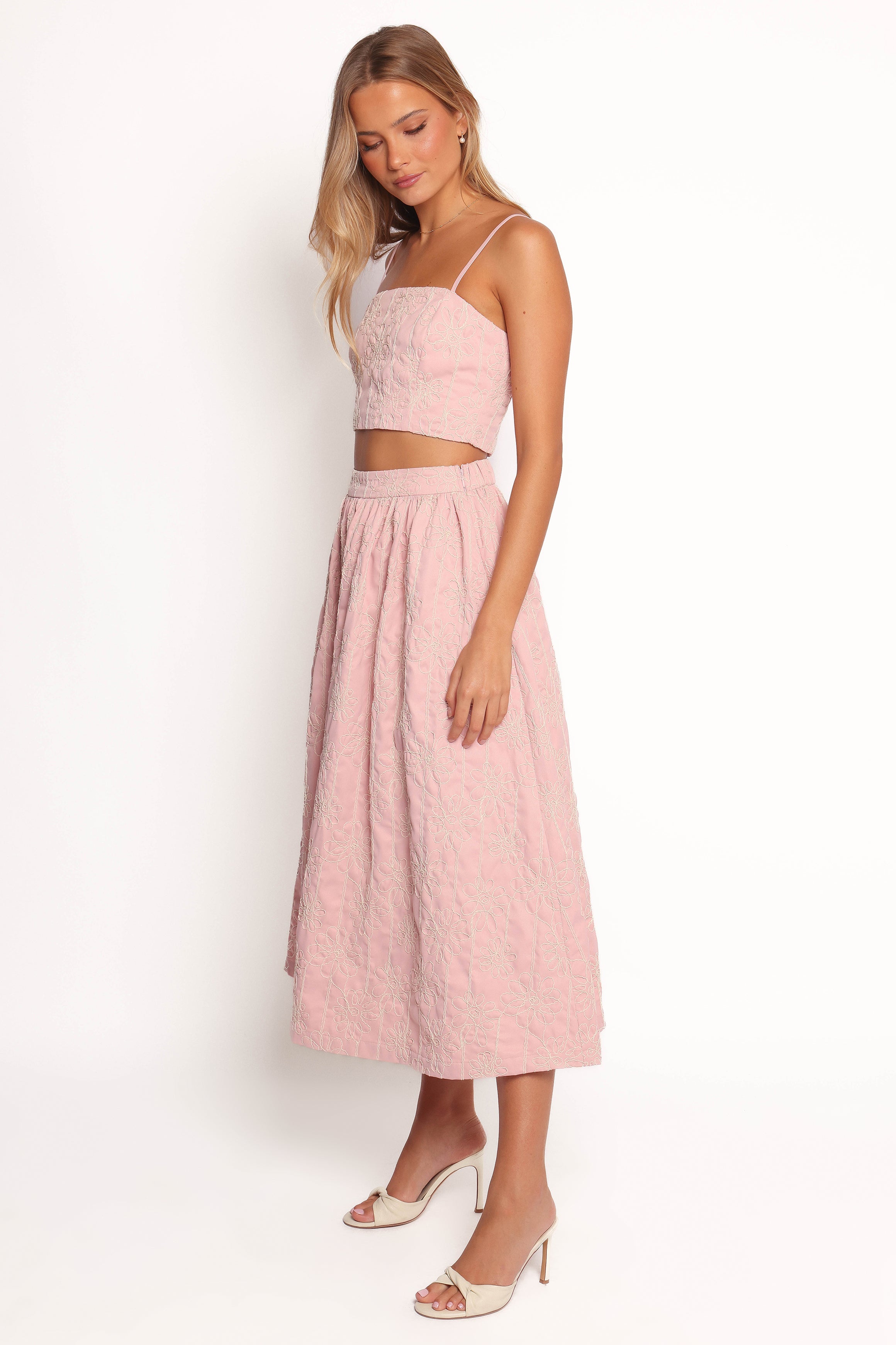 Jazara Skirt Set - Pink-Ladys Street