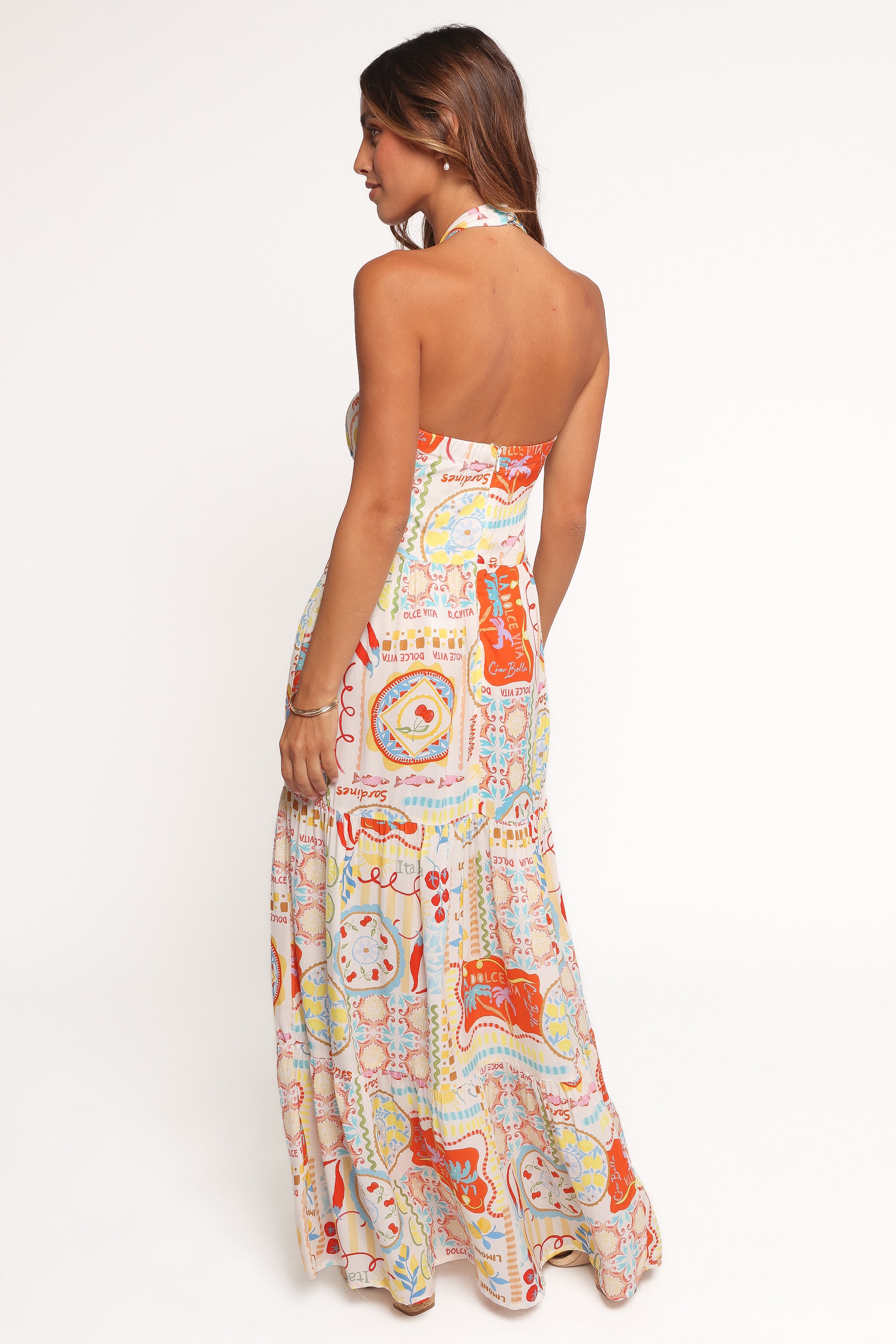 Jelena Maxi Dress - Aelia Print-Ladys Street