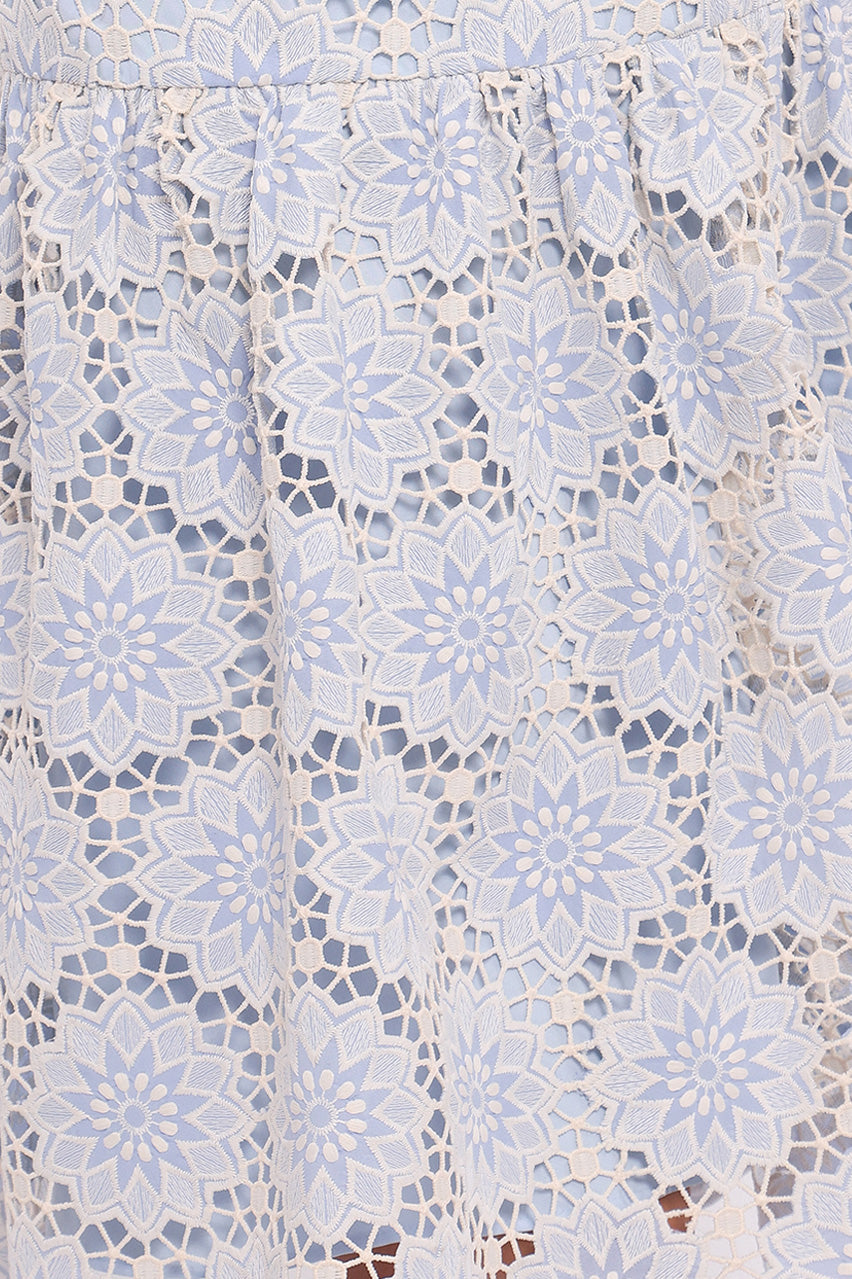 Jennie Skirt Set - Blue-Ladys Street