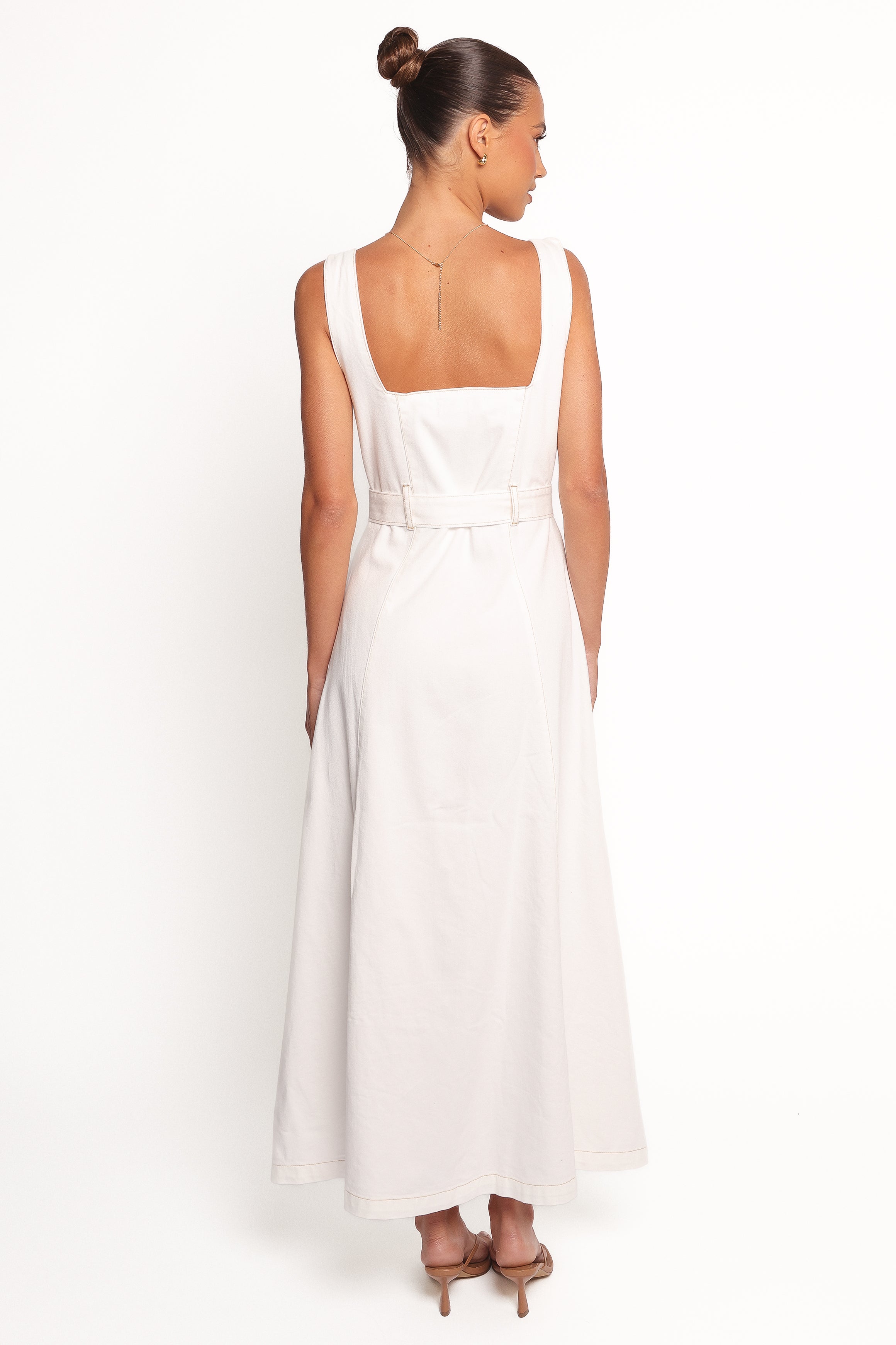 Jennings Midi Dress - White-Ladys Street