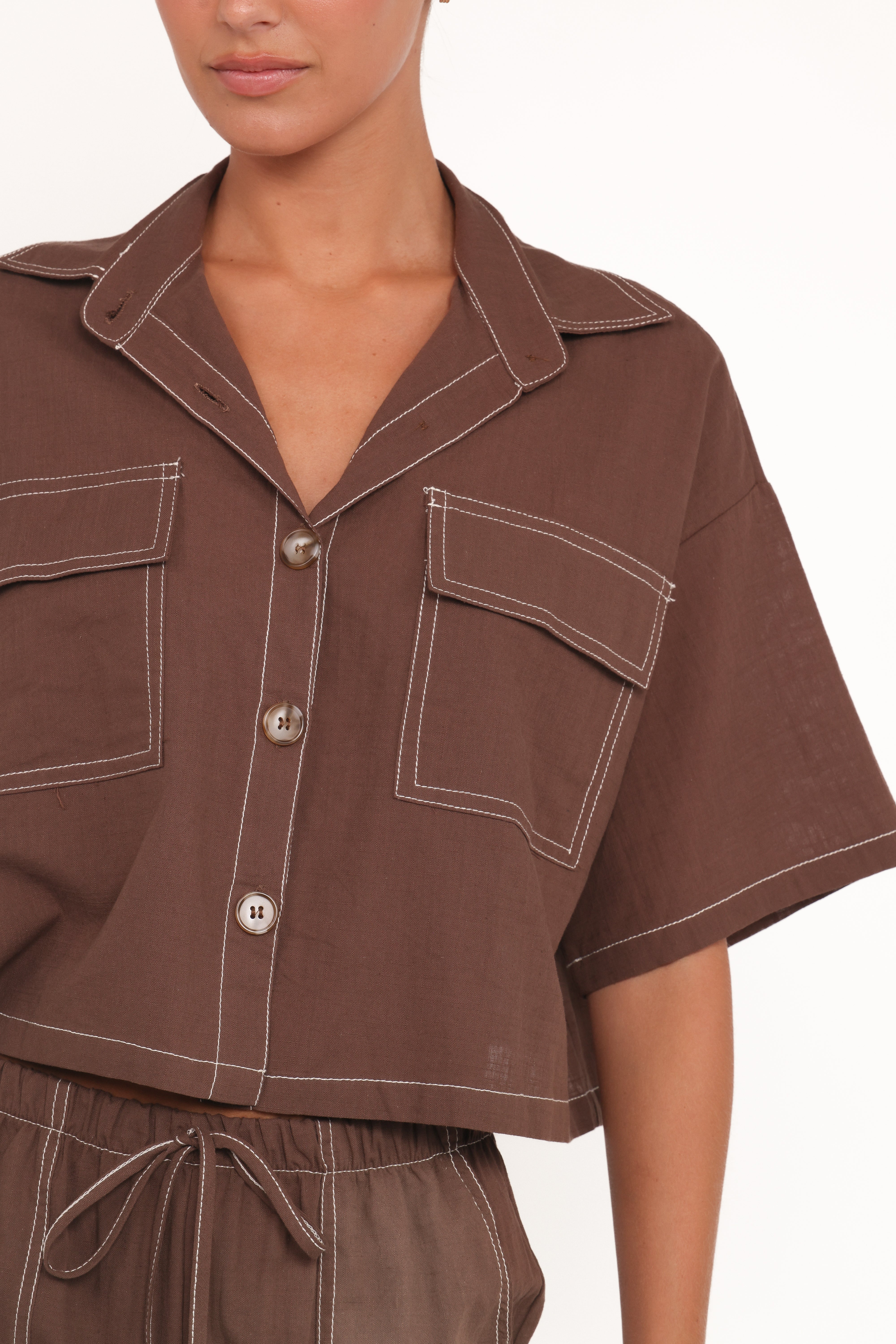 Jill Pant Set - Chocolate-Ladys Street