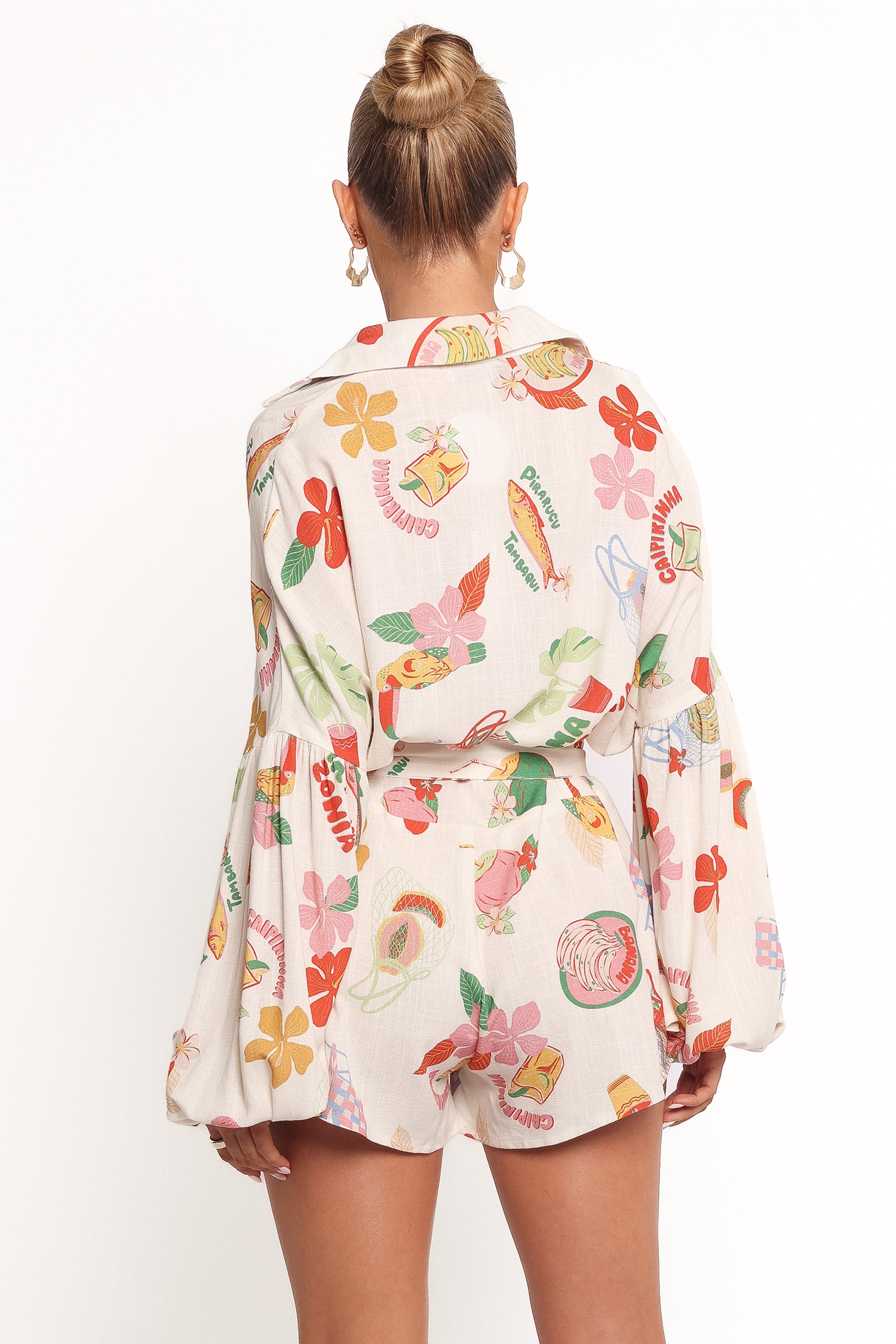 Jillia Long Sleeve Playsuit - Alfresco-Ladys Street