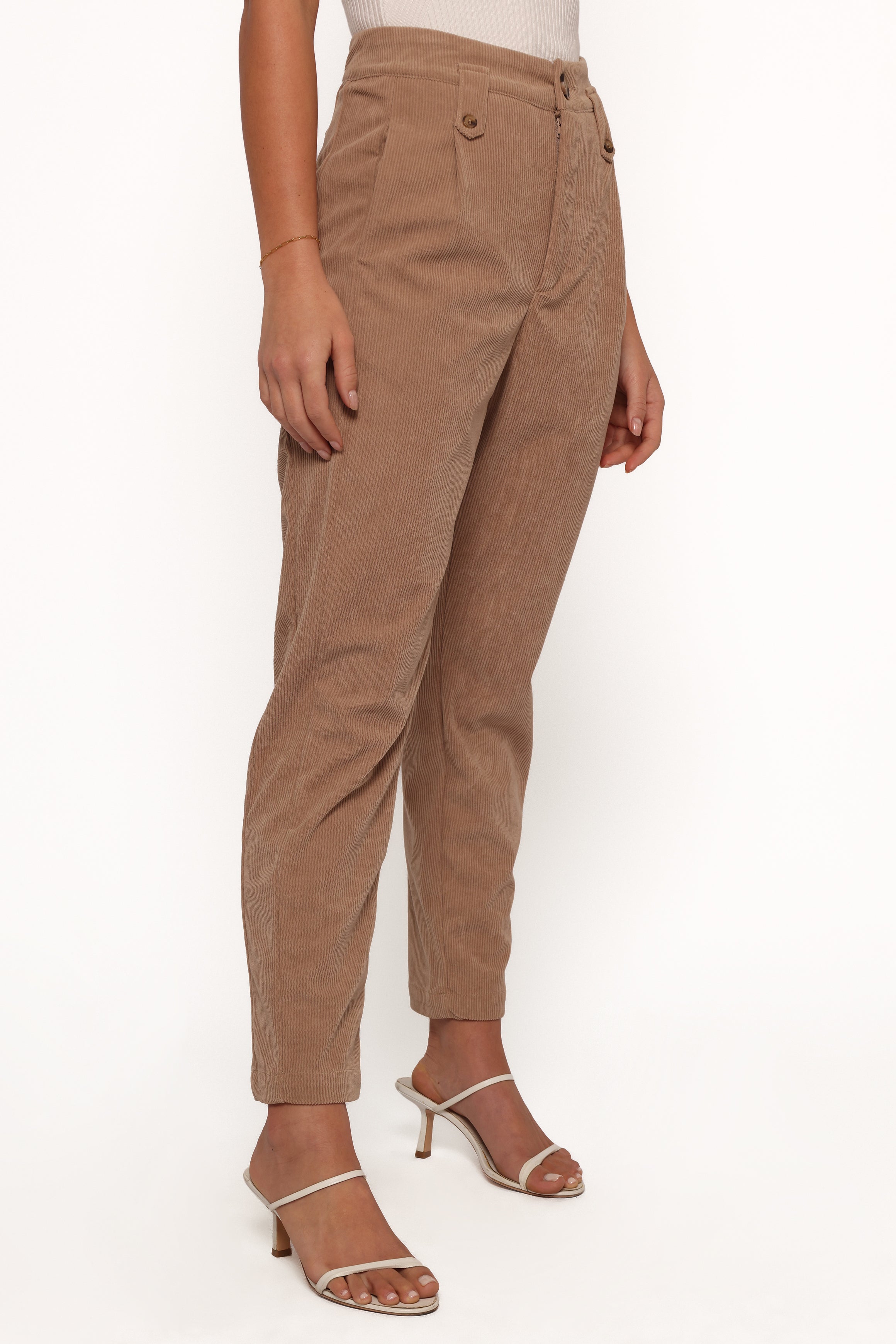 Jones Cord Pant - Brown-Ladys Street