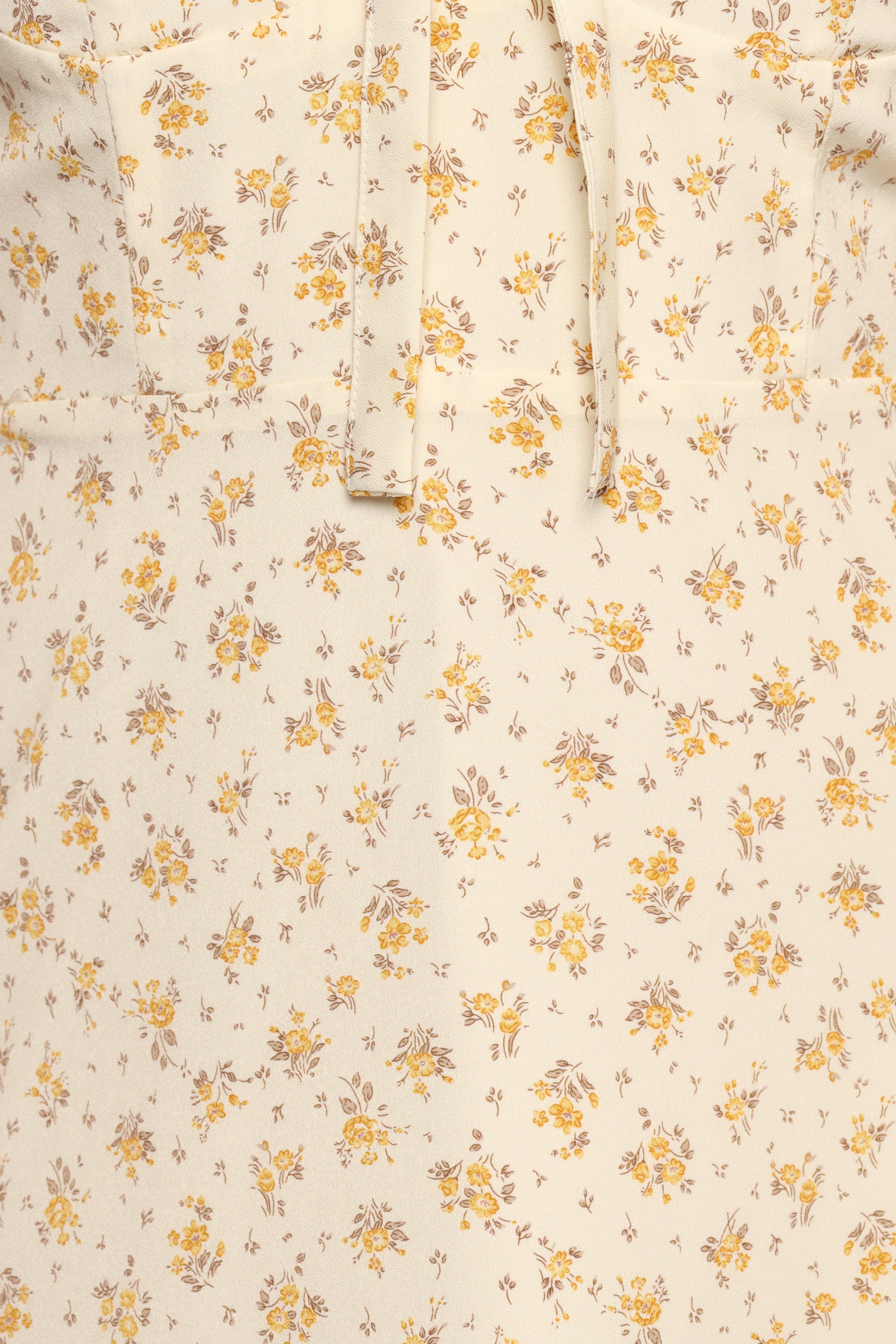 Joss Mini Dress - Cream Yellow-Ladys Street