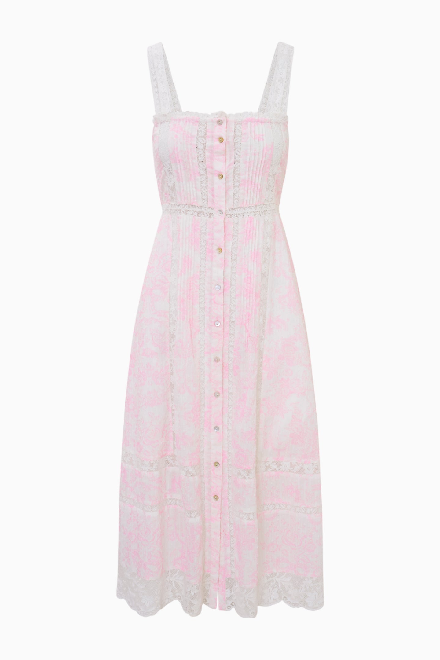 Judalon Cotton Midi Dress-Charming Rule