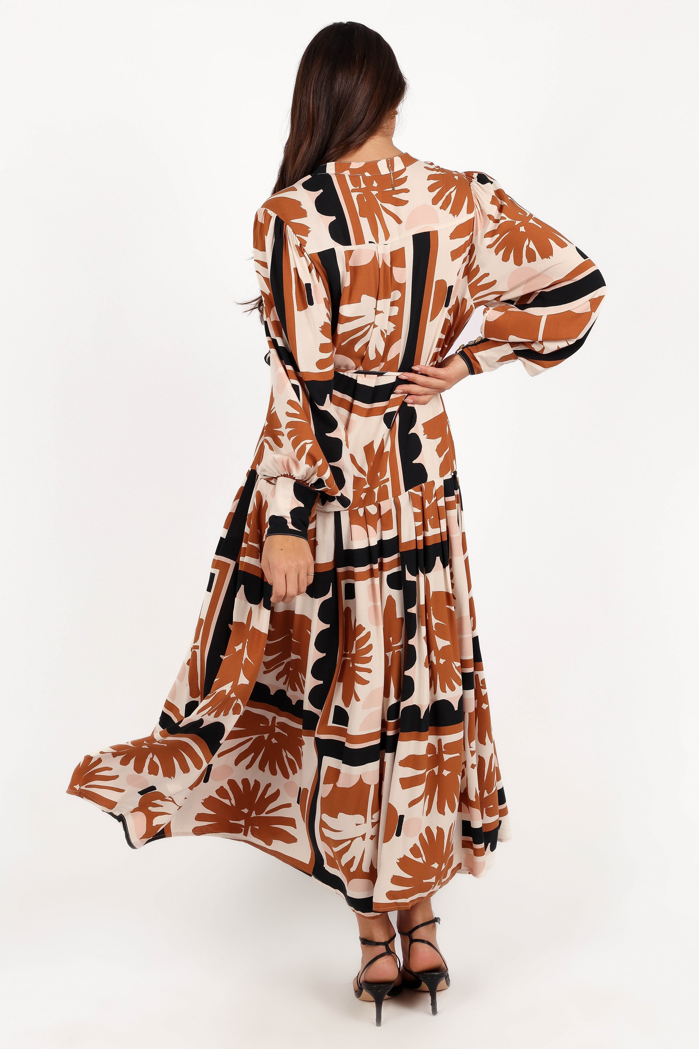 Jules Long Sleeve Dress - Multi-Ladys Street